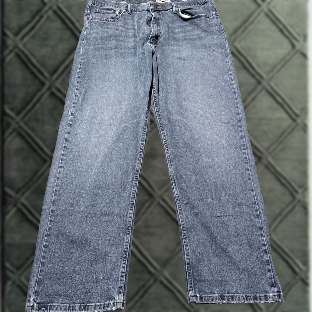 Wrangler Wrangler Jeans Men's Blue Denim Stretch Relaxed Fit Straight Zip Fly 36x30 Jeans Mens Blue Denim Stretch Relaxed Fit Straight Zip Fly 36x30 Size US 36 / EU 52 - 1 Thumbnail