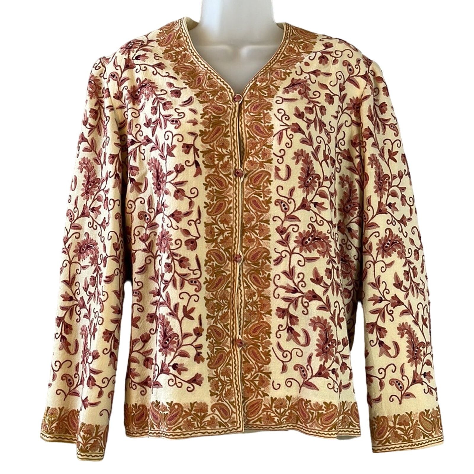 Vintage VINTAGE 70s Suffering Moses Wool Kashmir Jacket Size L Size L / US 10 / IT 46 - 1 Thumbnail