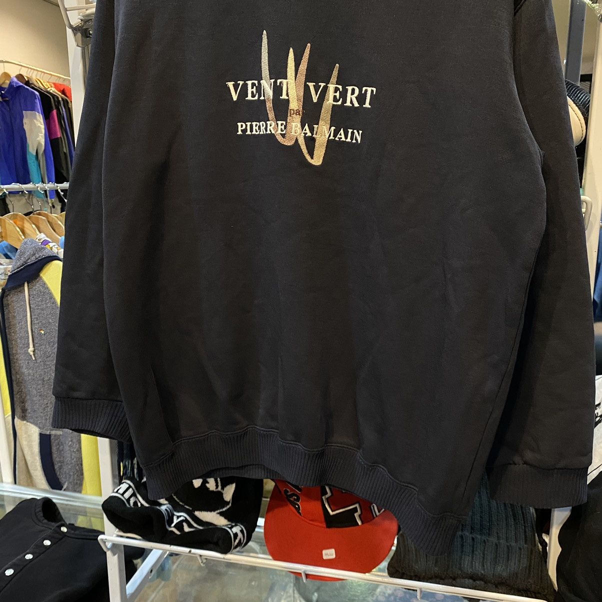 Pierre Balmain VTG VENT VERT PAR PIERRE BALMAIN PARIS CREWNECK SWEATSHIRT Size US M / EU 48-50 / 2 - 4 Thumbnail