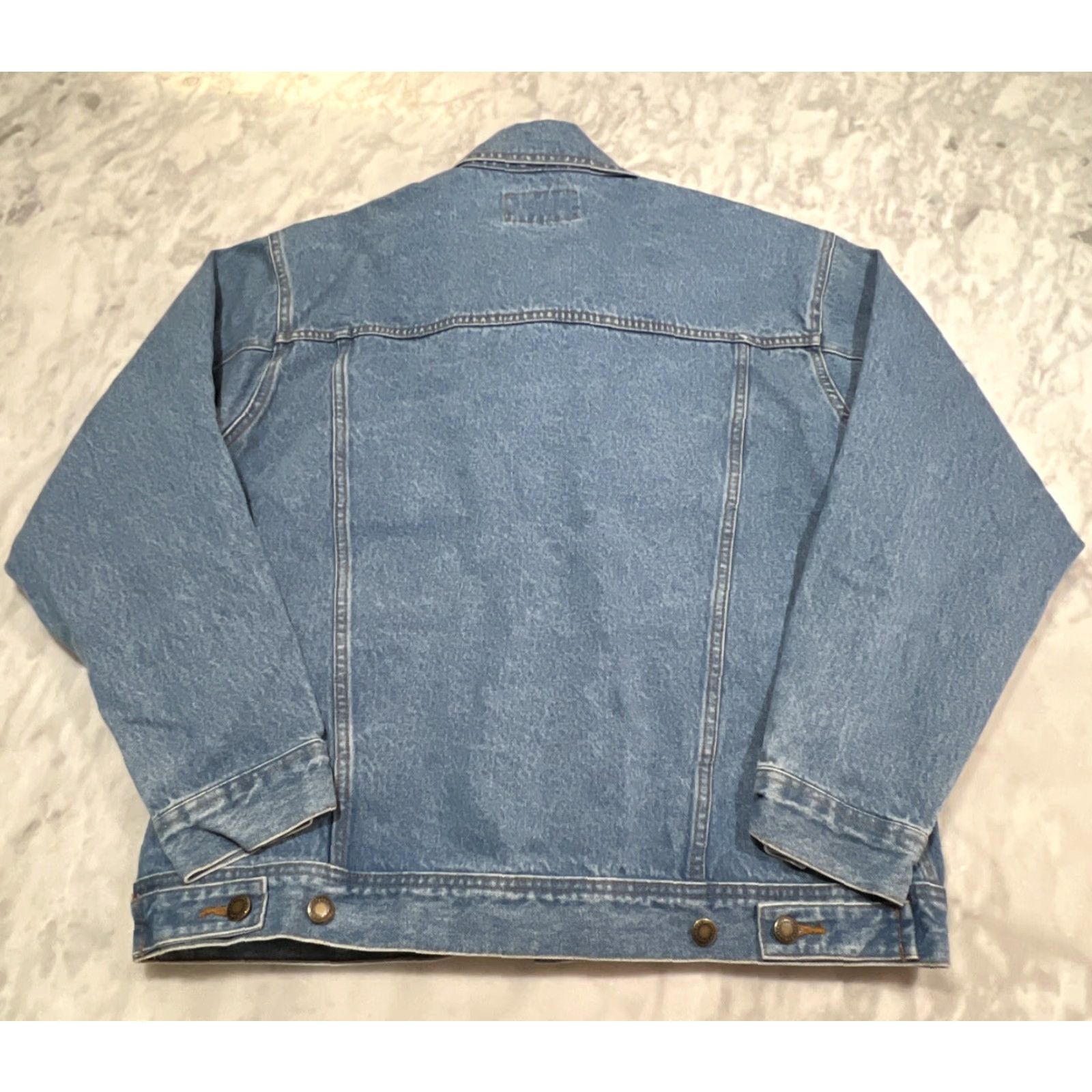 Wrangler Wrangler Rugged Wear Denim Jacket Unlined Vintage Indigo Large RJK30VI Mens Jacket Size US L / EU 52-54 / 3 - 4 Thumbnail