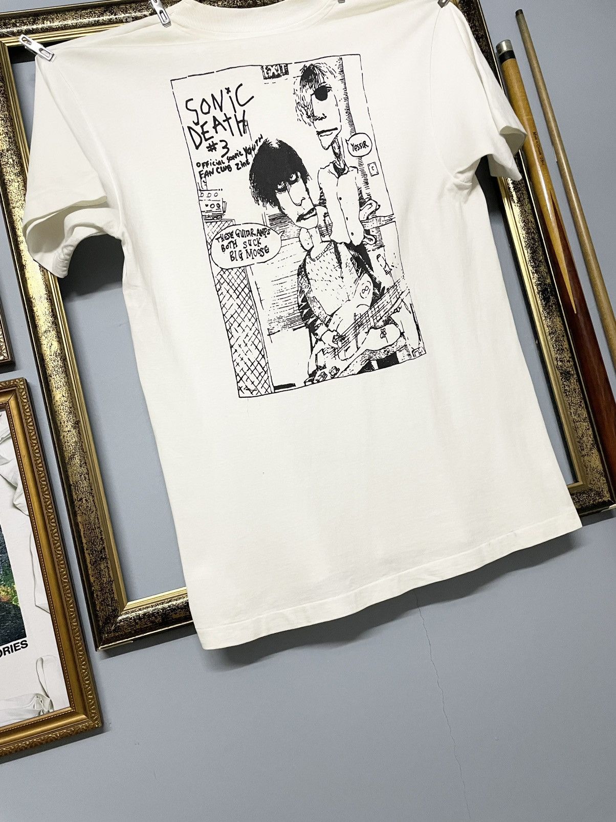 Vintage Vintage 1993 Sonic Youth Sonic Death Fanzine#3 Rare Find Tee Size US M / EU 48-50 / 2 - 6 Thumbnail