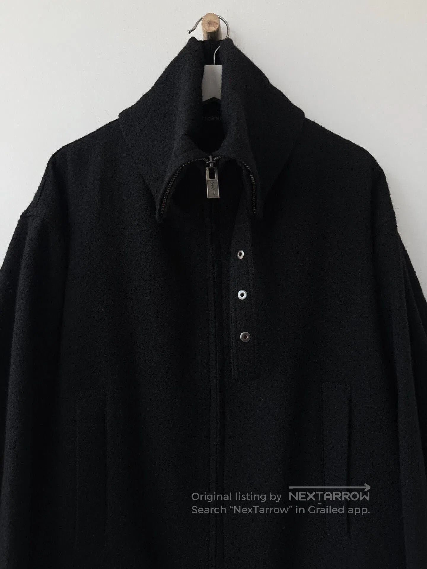 Yohji Yamamoto oversized wool coat by yohji yamamoto femme. Size M / US 6-8 / IT 42-44 - 4 Thumbnail