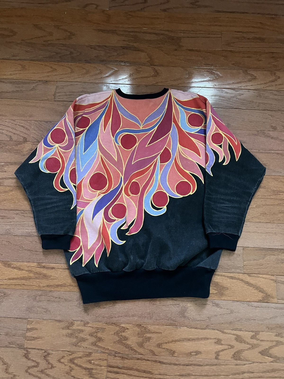 Other Cherie C. Hand Painted Sweatshirt Size M / US 6-8 / IT 42-44 - 3 Thumbnail