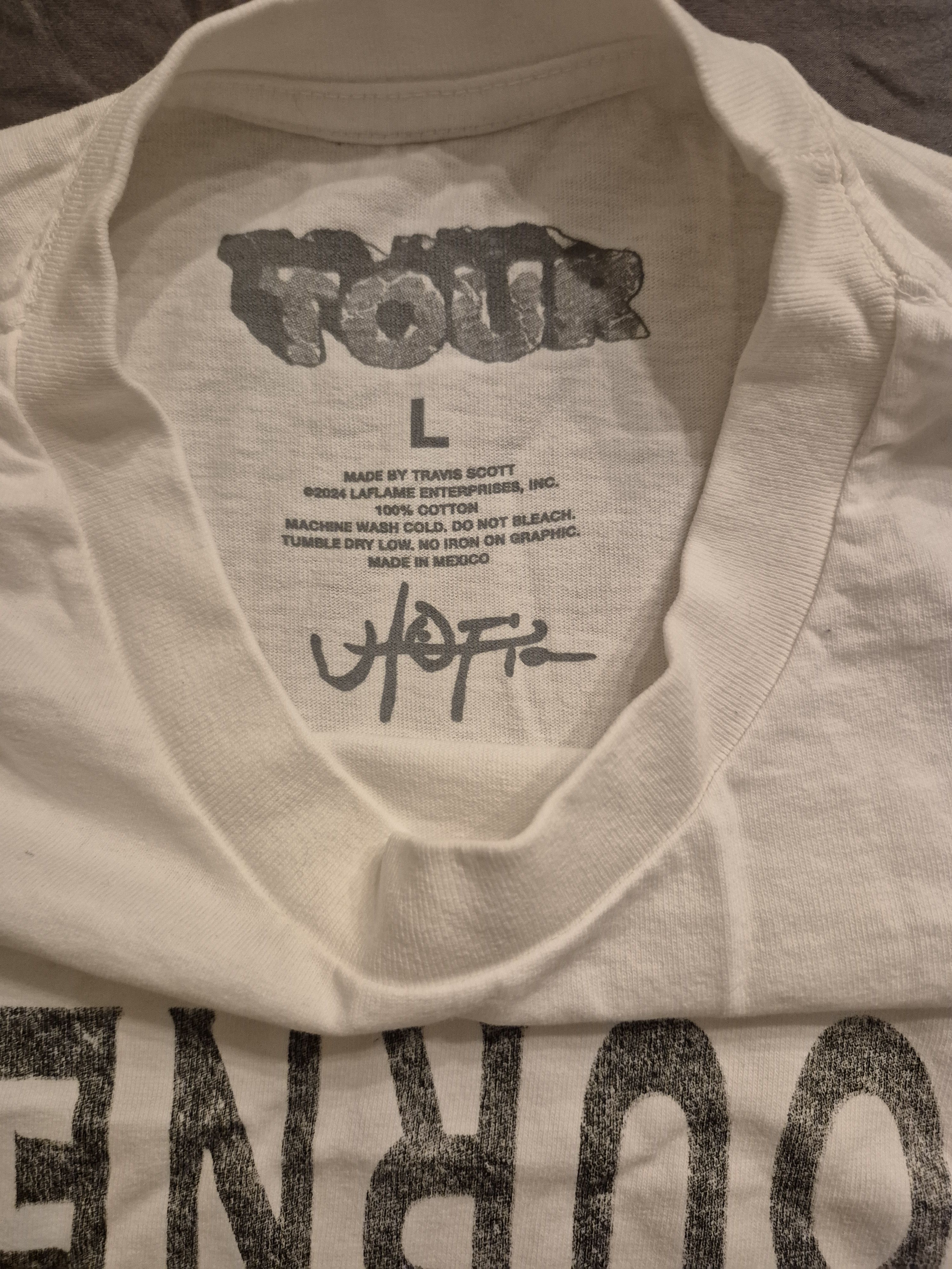 Travis Scott Travis Scott Utopia "Tournee" Tee Size Large Size US L / EU 52-54 / 3 - 2 Thumbnail