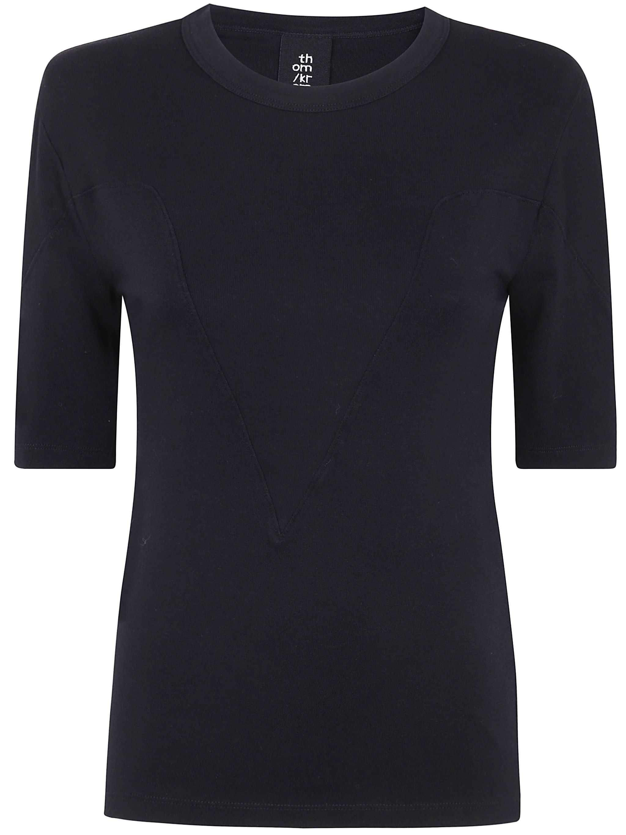 Thom Krom WOMEN T-SHIRT WORKED Size L / US 10 / IT 46 - 1 Thumbnail