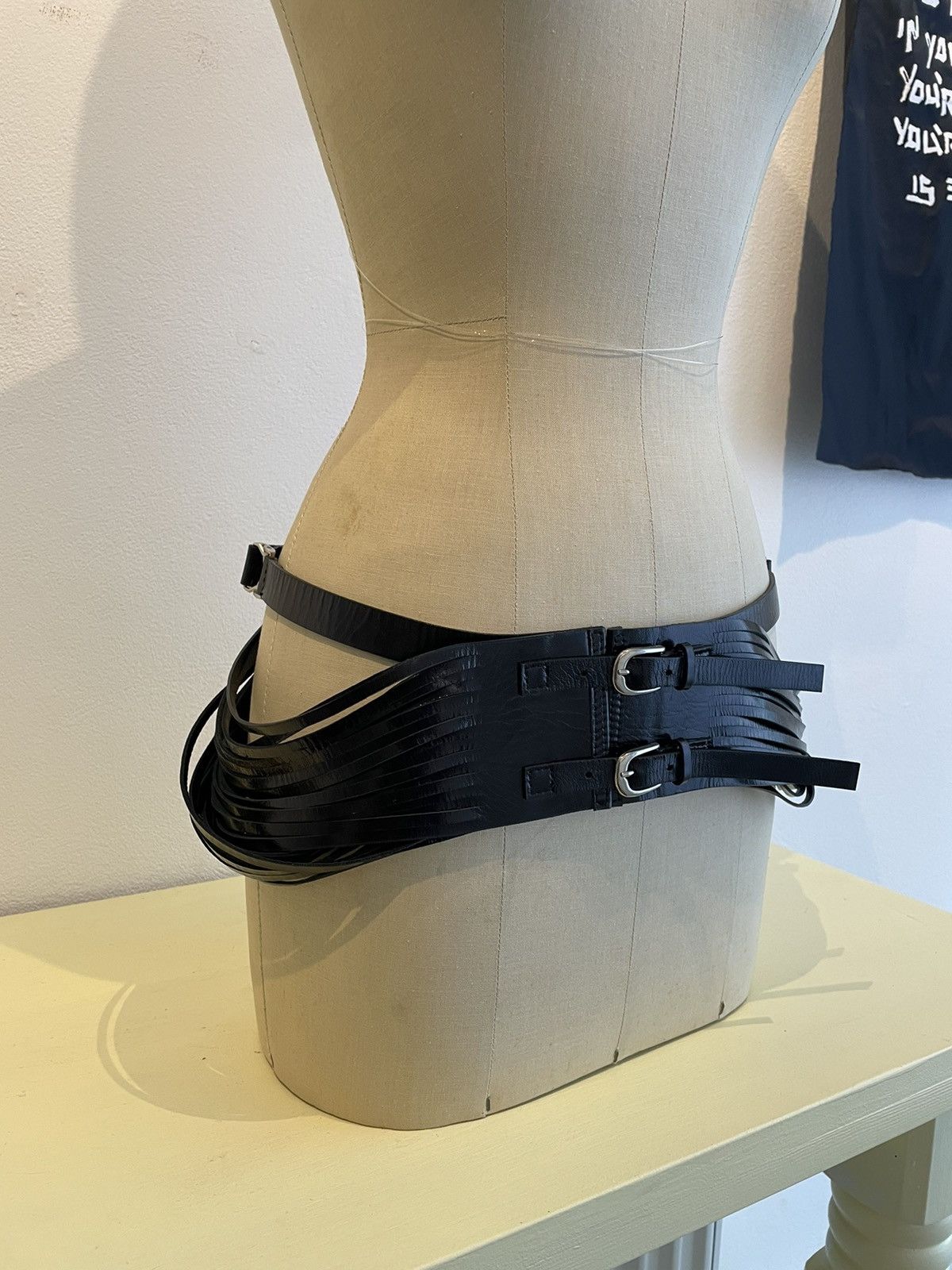 Issey Miyake Issey miyake laced leather belt corset Size ONE SIZE - 5 Thumbnail