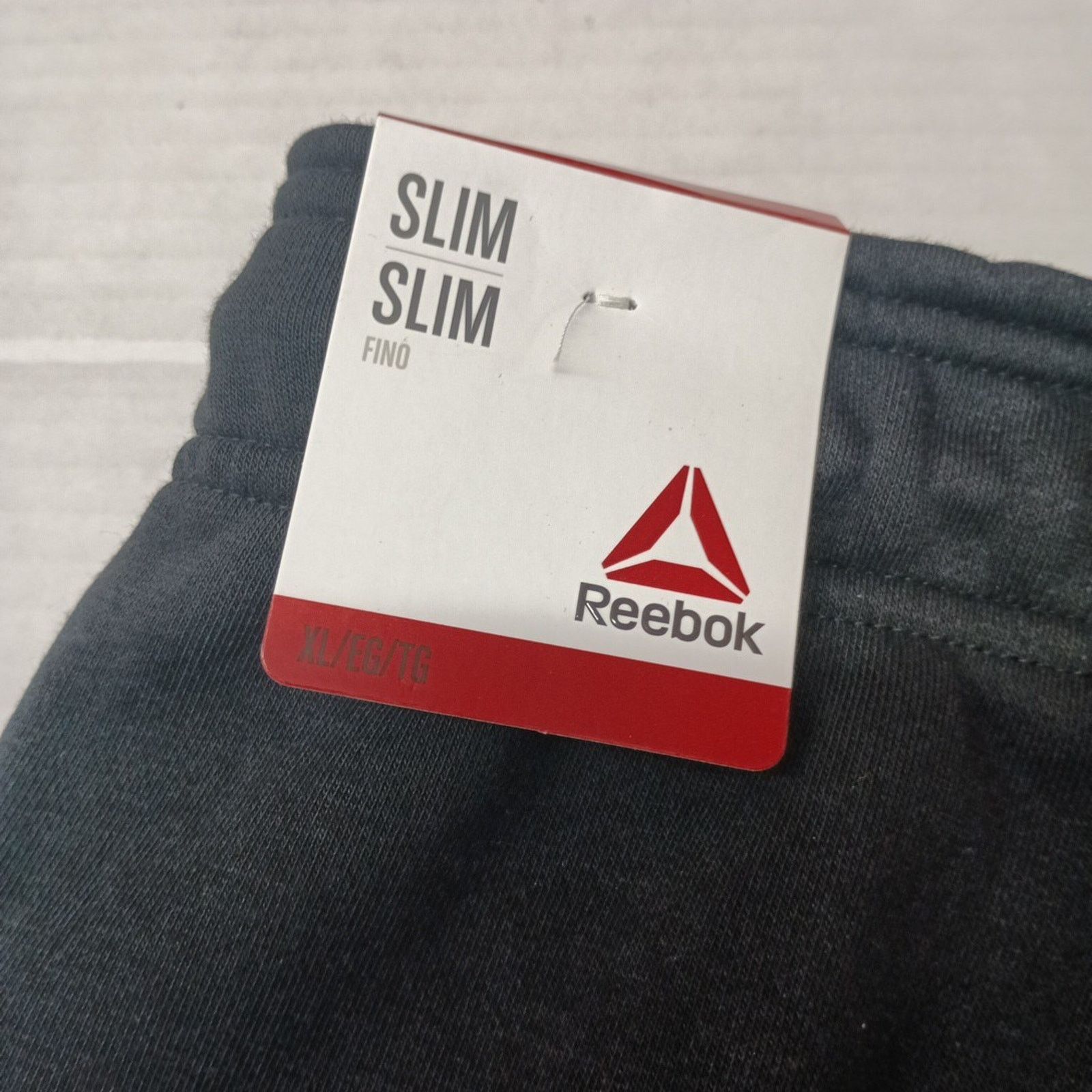 Reebok Reebok Fleece Sweatpants Men's XL Black Zip Pockets Slim Fit Size US 38 / EU 54 - 9 Thumbnail