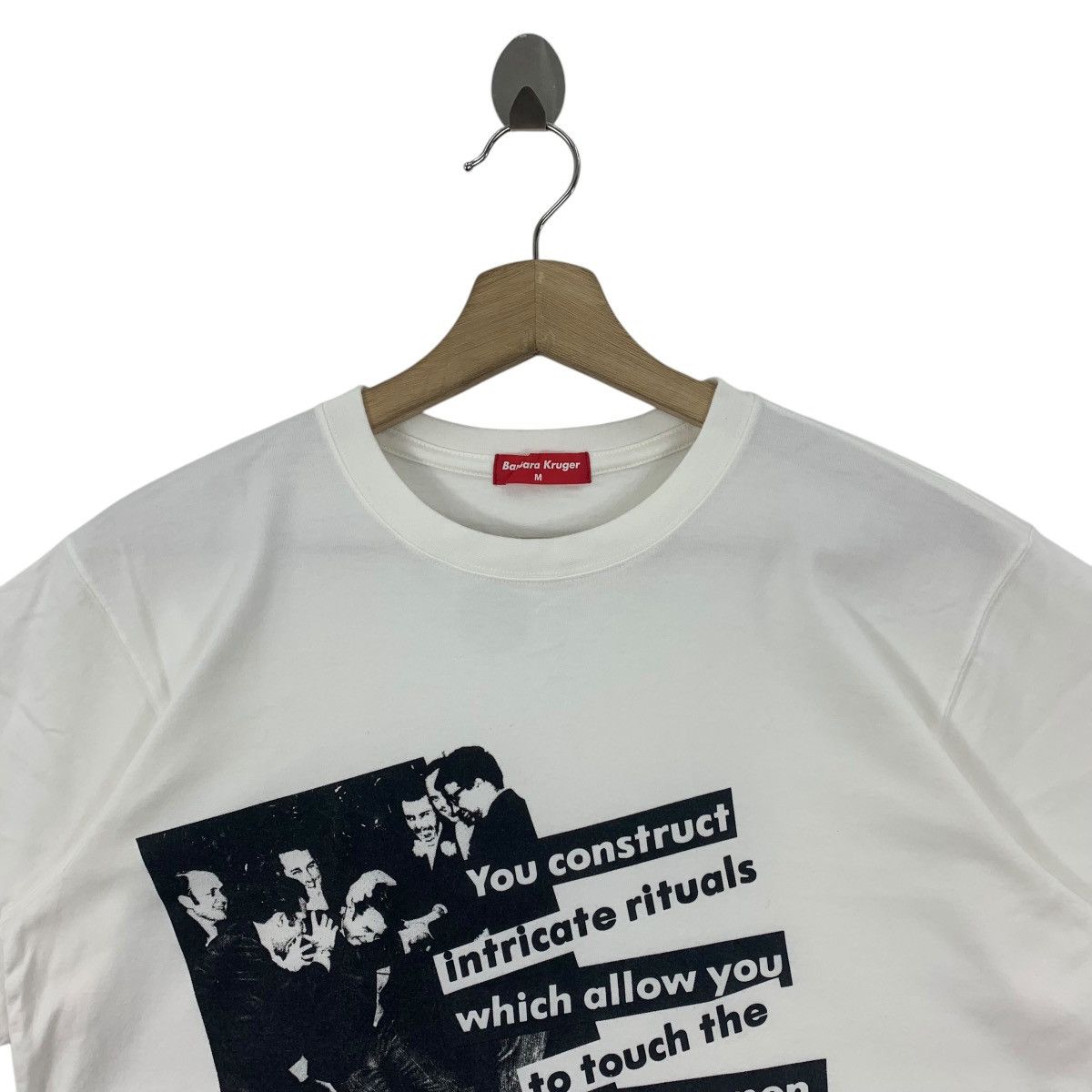 Barbara Kruger × Vintage Vintage BARBARA KRUGER you construct intricate ritual tee Size US M / EU 48-50 / 2 - 2 Thumbnail