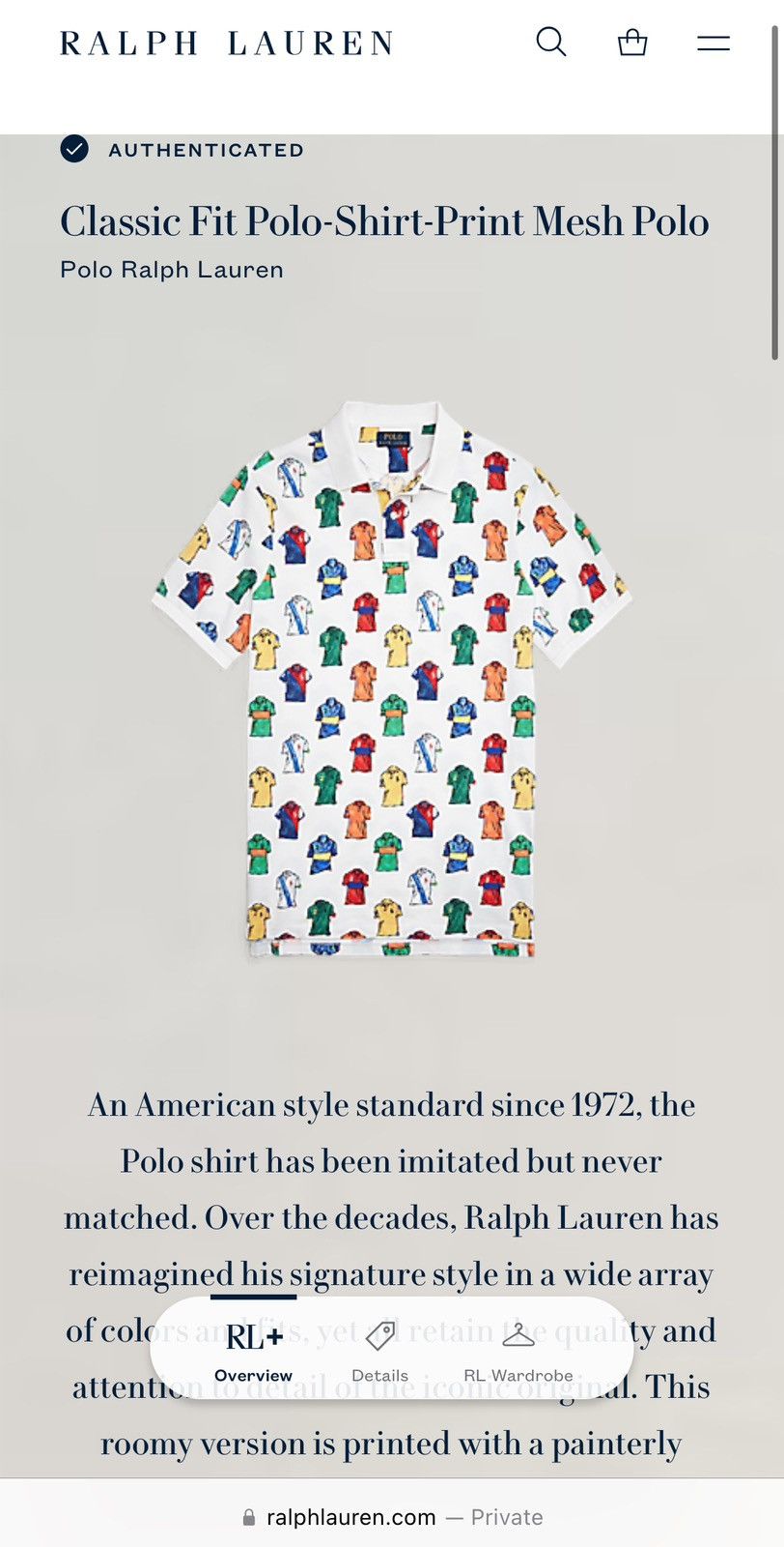 Polo Ralph Lauren Polo Ralph Lauren Shirt-Print Mesh Polo Size US M / EU 48-50 / 2 - 2 Thumbnail