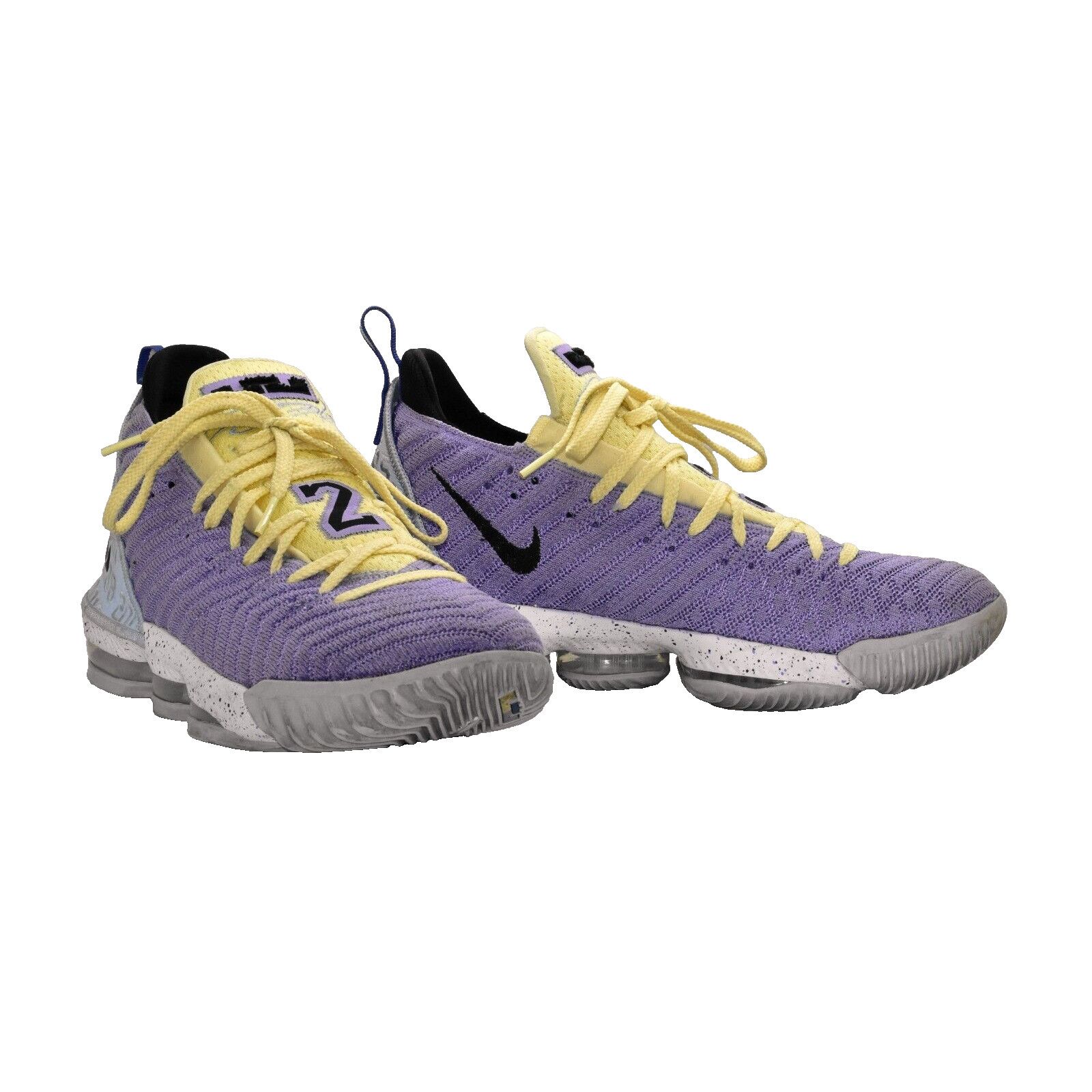 NIKE LeBron 16 Lakers Heritage Atomic Shoes CK4765-500 Sz 11