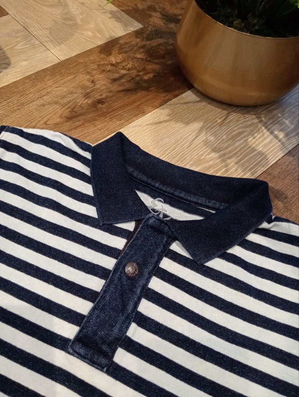 Eternal ETERNAL JAPAN STRIPED POLO SHIRT - SIZE 40 L Size US L / EU 52-54 / 3 - 5 Thumbnail