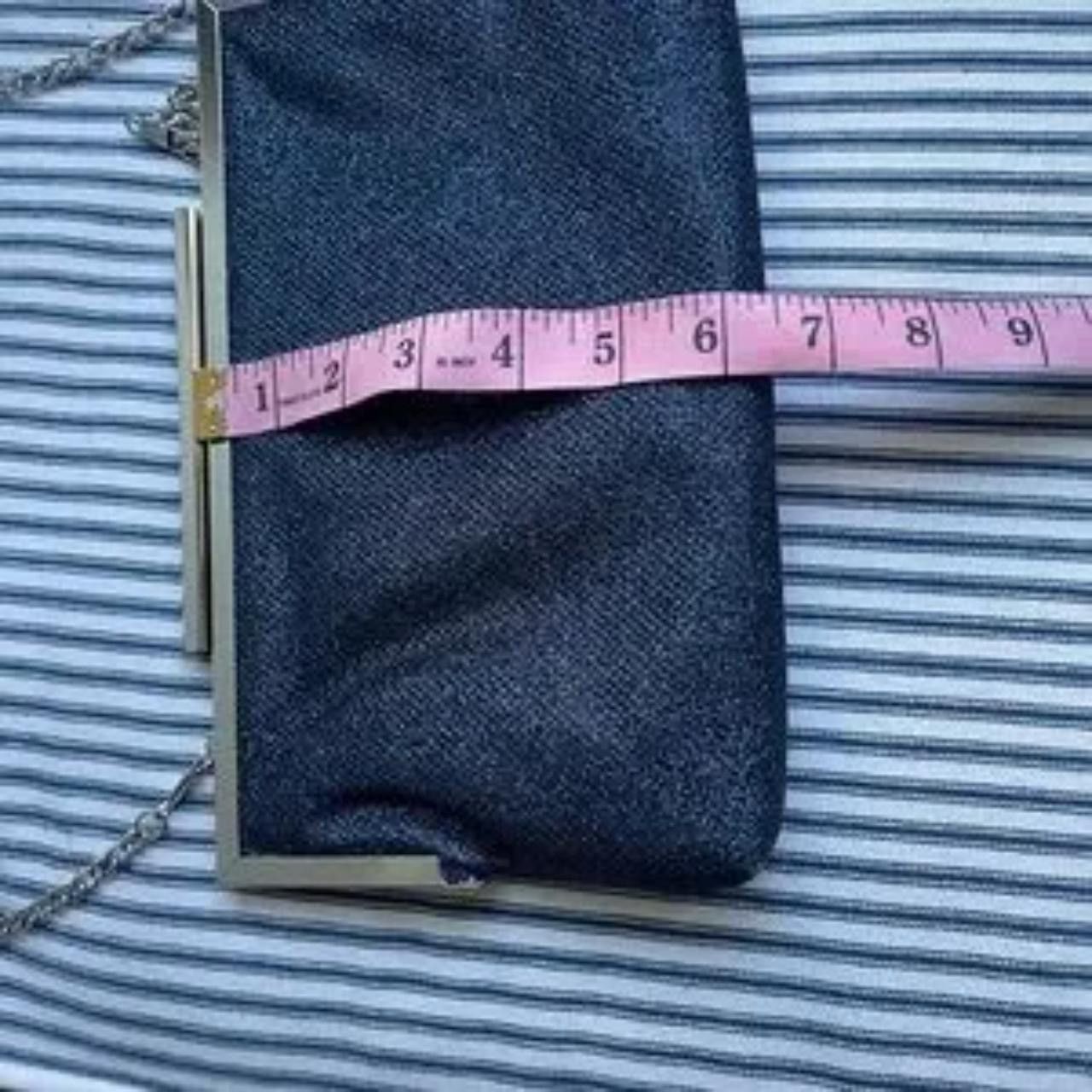 Nine West Glittered navy blue purse/clutch Size ONE SIZE - 6 Thumbnail
