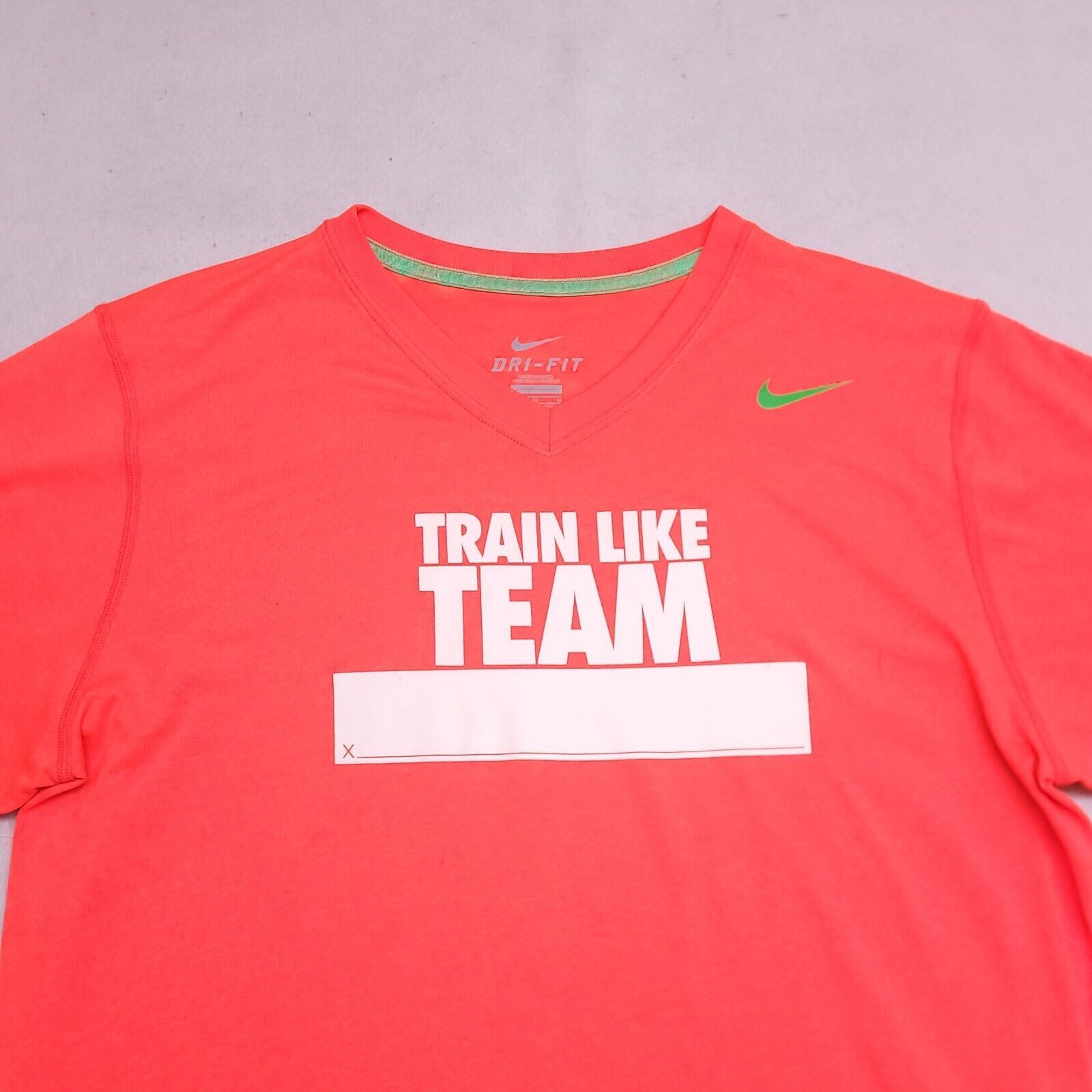Nike Nike Casual Pullover Graphic T-Shirt Adult Men Size M Orange Size US M / EU 48-50 / 2 - 1 Thumbnail