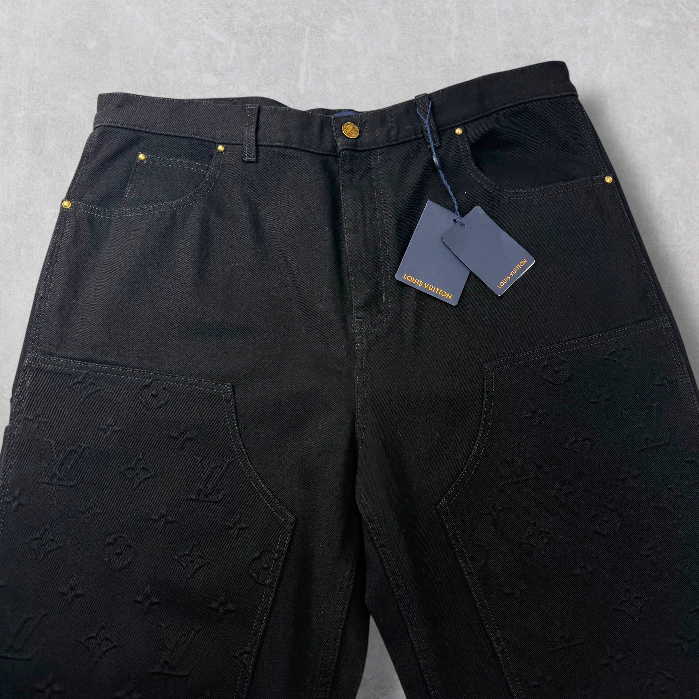 Louis Vuitton Louis Vuitton Monogram Detail Carpenter Denim 40 Size US 40 / EU 56 - 5 Thumbnail