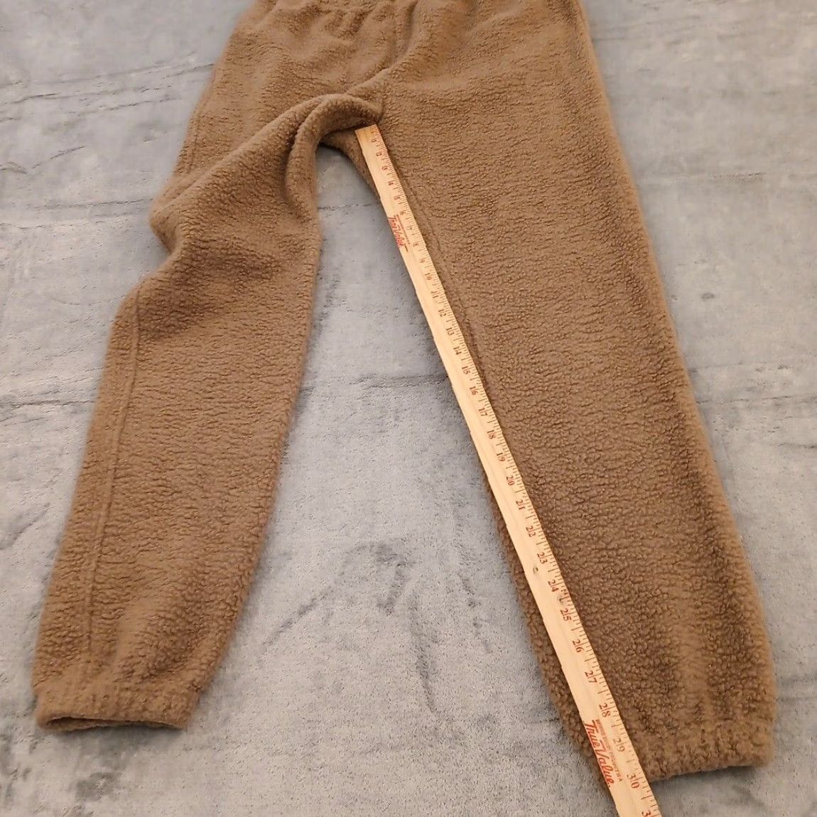 Vintage Good American Jogger Sweatpants Womens Size 2 Brown 30x30 High Rise Elastic Waist Pockets Tapered Inseam 30 in Cotton Blend Fleece Pants Size 26" / US 2 / IT 38 - 5 Thumbnail