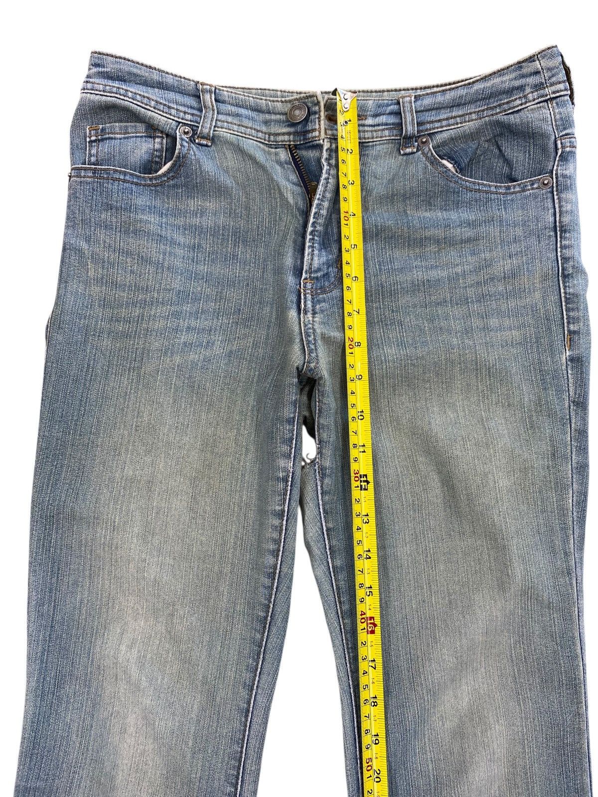 Japanese Brand Japanese Brand Faded Wash Style Flare Jeans Size US 30 / EU 46 - 10 Thumbnail