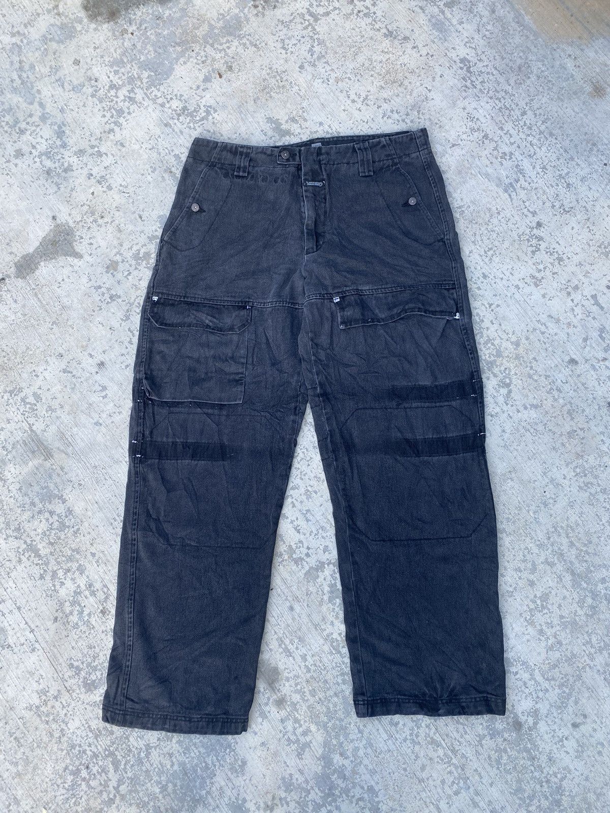 Marithe + Francois Girbaud Distressed Le Jeans Marithe Francois Girbaud Cargo Pants Size US 36 / EU 52 - 1 Thumbnail