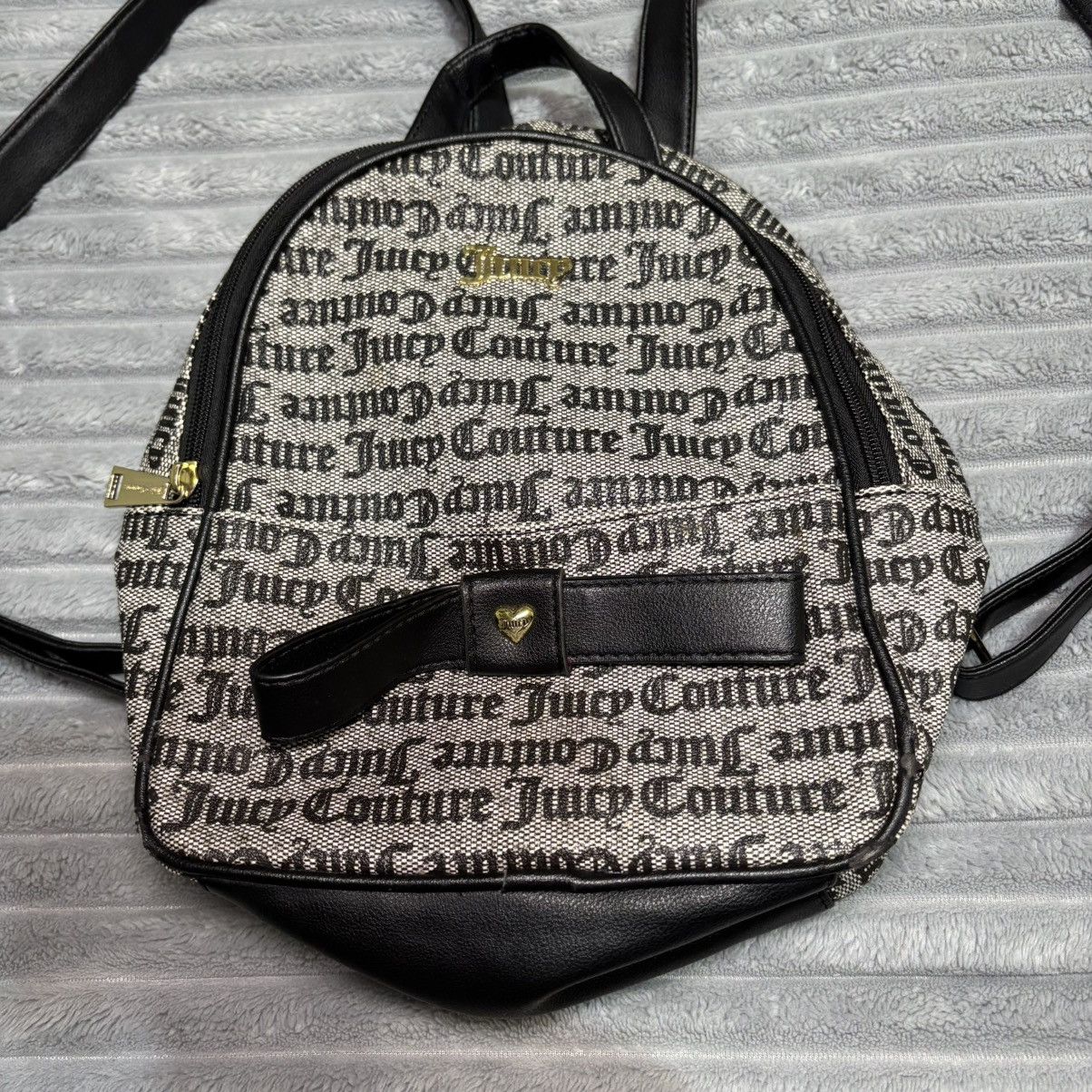 Juicy Couture Juicy Couture mini backpack black status gothic stripe Size ONE SIZE - 2 Thumbnail