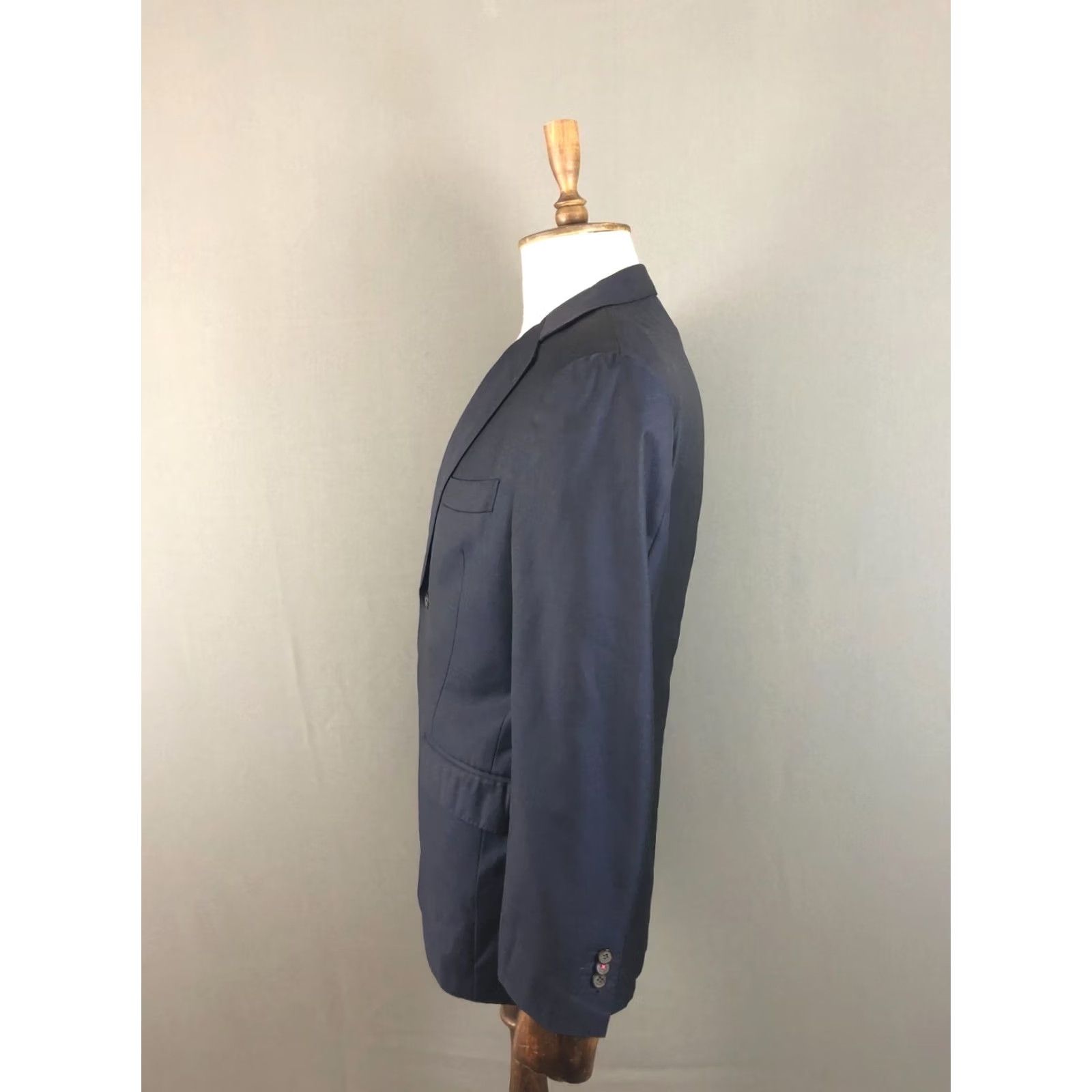 Suitsupply Suitsupply Blazer Wool Single-Breasted Dark Blue Men Size 44L - 2 Thumbnail