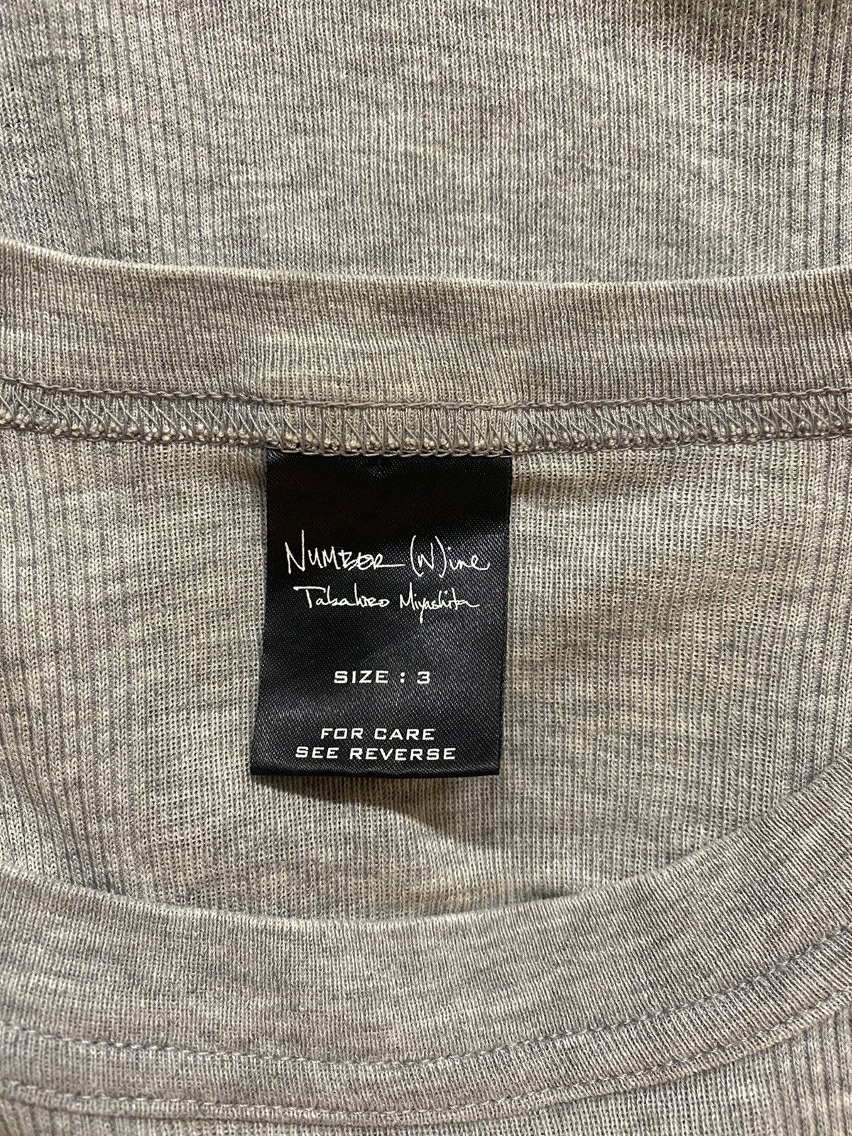 Number (N)ine Takahiro Miyashita Tank Top | Grailed