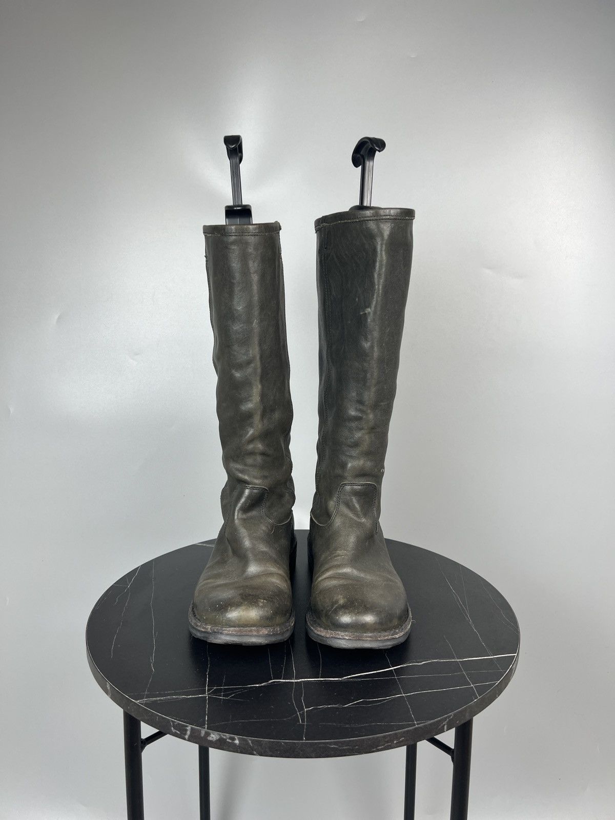Fiorentini + Baker Florentini + Baker Leather Knee High Boots (Y0432) Size US 6.5 / IT 36.5 - 3 Thumbnail