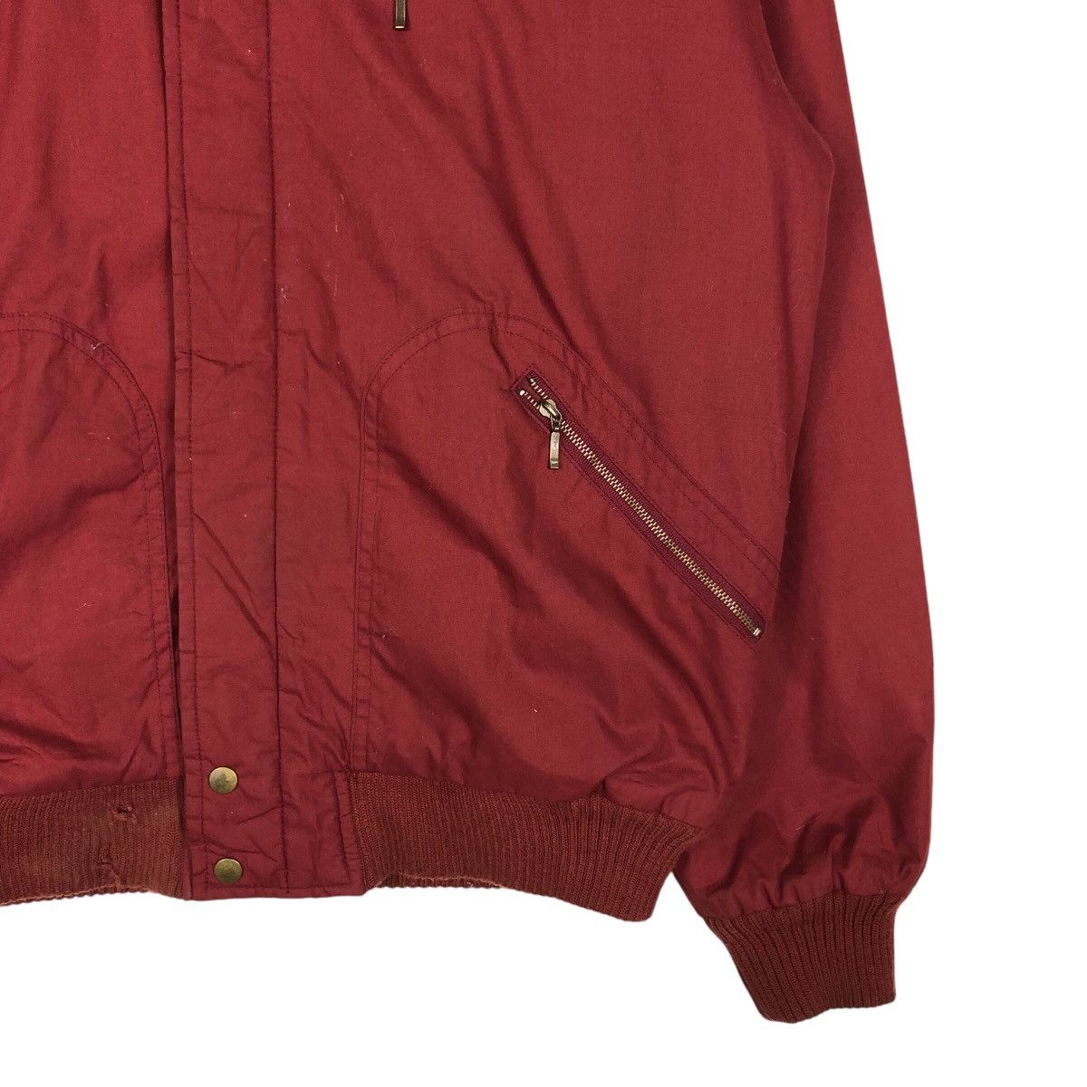 Japanese Brand × Vintage 📌Vintage Suede Bomber Jacket Zipper Inspire Issey Miyake Size US M / EU 48-50 / 2 - 6 Thumbnail