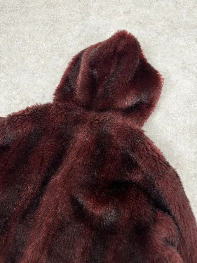 Balmain 2000s Balmain Red Reversible Faux Fur Coat Size US M / EU 48-50 / 2 - 10 Thumbnail