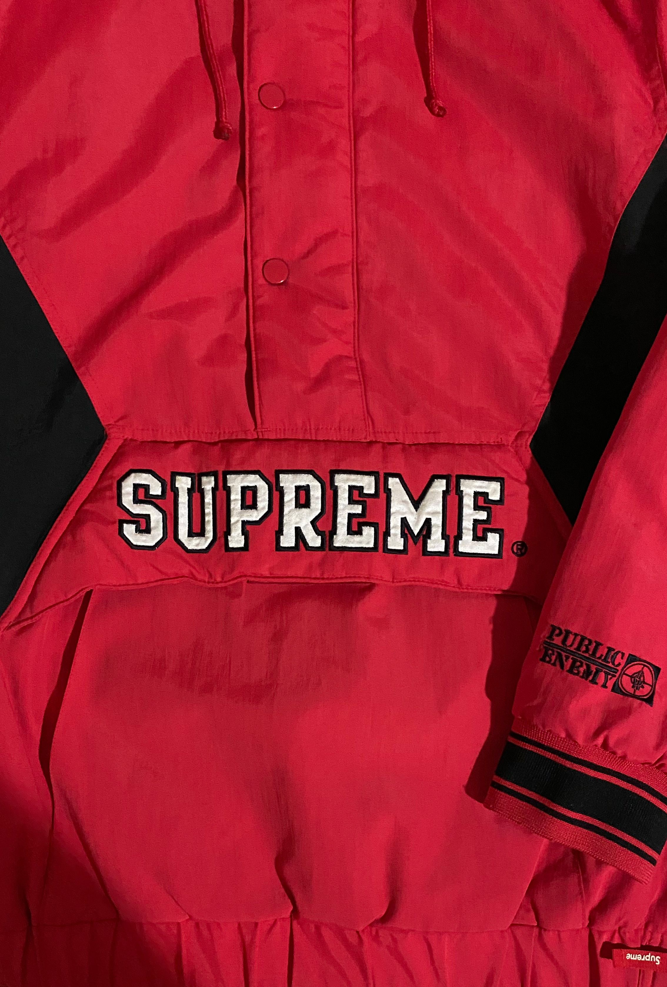 Supreme Supreme Public Enemy Starter Jacket - Red Size US S / EU 44-46 / 1 - 3 Thumbnail