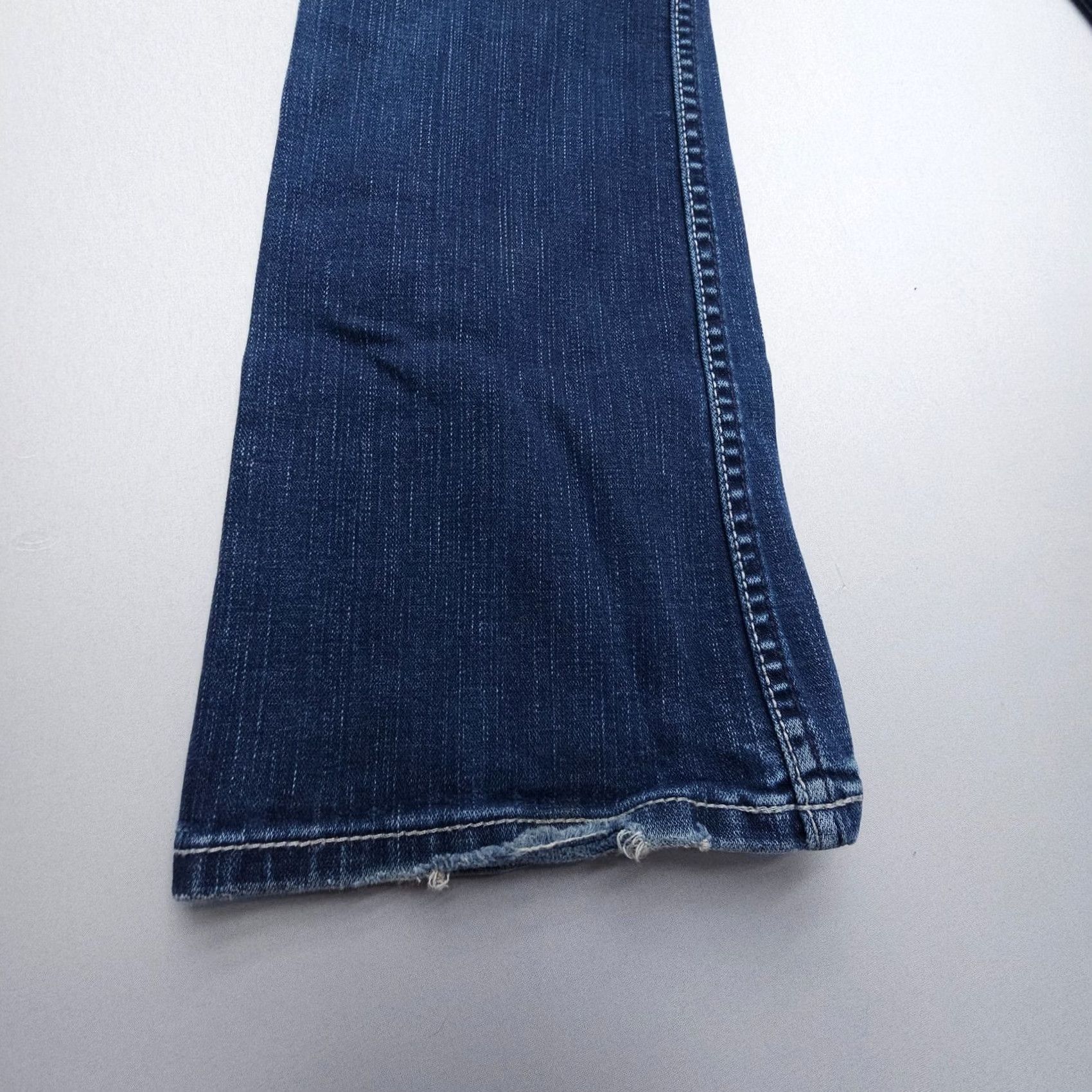 Vintage BuckIe Buckle BKE Madison Low Rise Boot Flare Jeans 26x31.5 Dark Wash Denim Blue Women Regular Jeans Size 26" / US 2 / IT 38 - 6 Thumbnail
