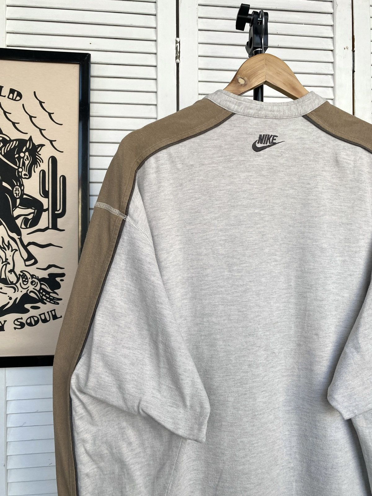 Nike × Vintage Nike Vintage 72 Travis Scott Button Up Long Sleeve Y2K Size US XL / EU 56 / 4 - 9 Thumbnail