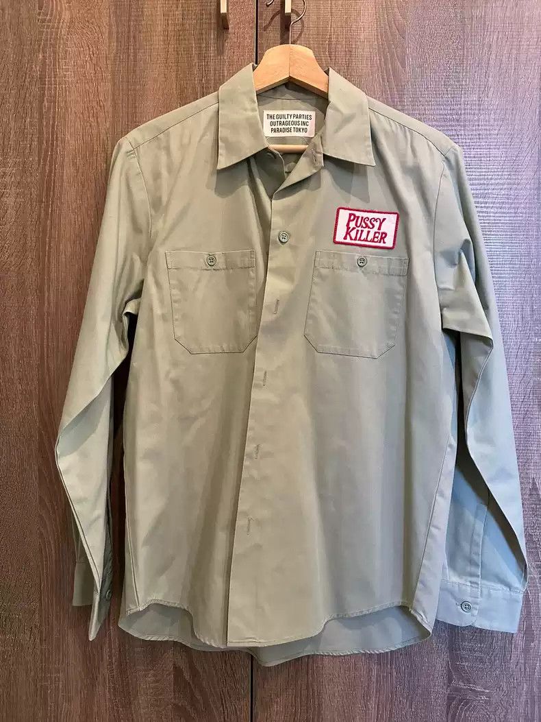 Wacko Maria Wackomaira mint green shirt | Grailed