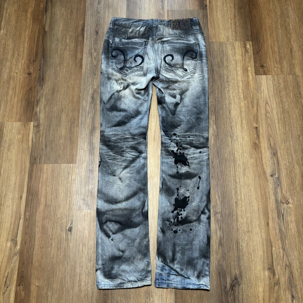 Japanese Brand LAGUST Studs Denim Pants (Japanese Label) Size US 30 / EU 46 - 2 Thumbnail