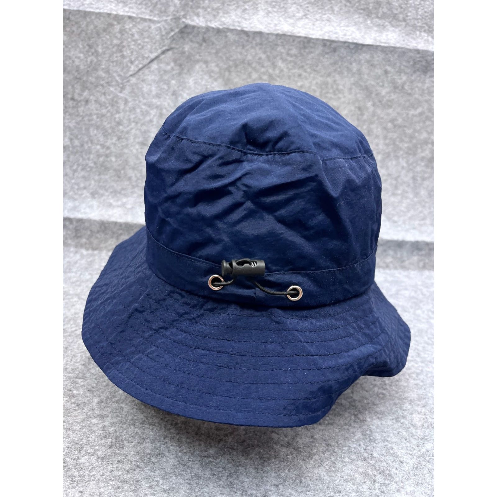 Vintage VINTAGE Bucket Sun Hat Adult One Size Blue 100% Nylon Fish Hunt Camp Hike Outdoors Size ONE SIZE - 6 Thumbnail