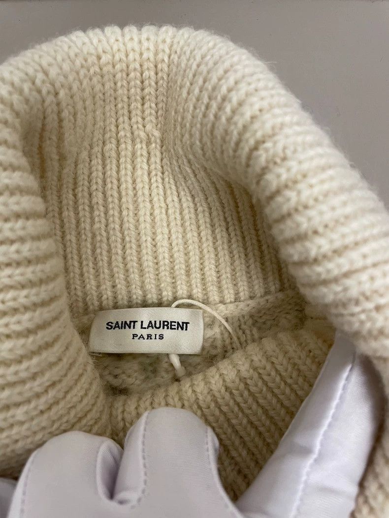 Saint Laurent Paris Saint Laurent Paris Half high neck sleeveless sweater-2506 Size US M / EU 48-50 / 2 - 3 Thumbnail