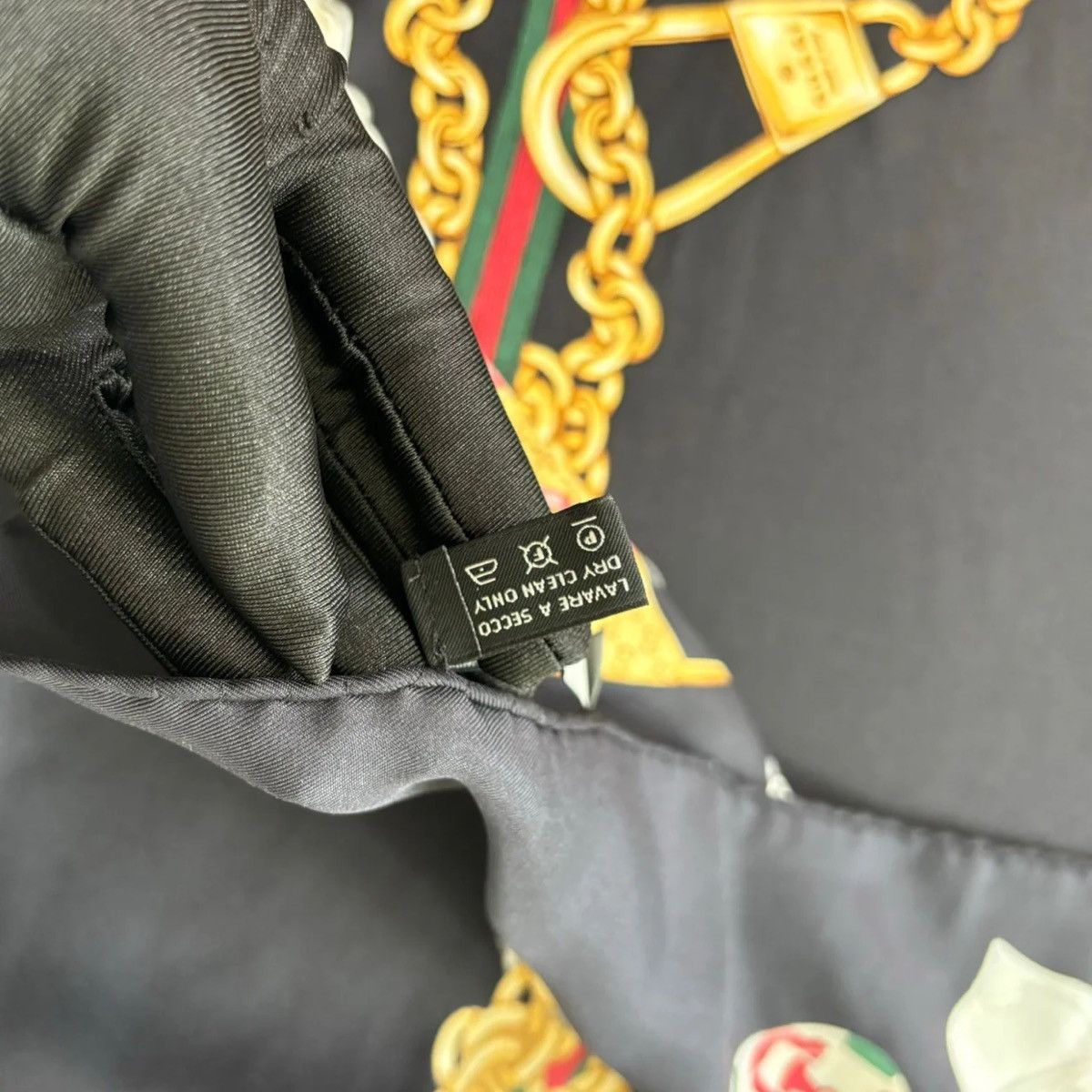 Gucci Multi Icon Print Scarf Size ONE SIZE - 8 Thumbnail