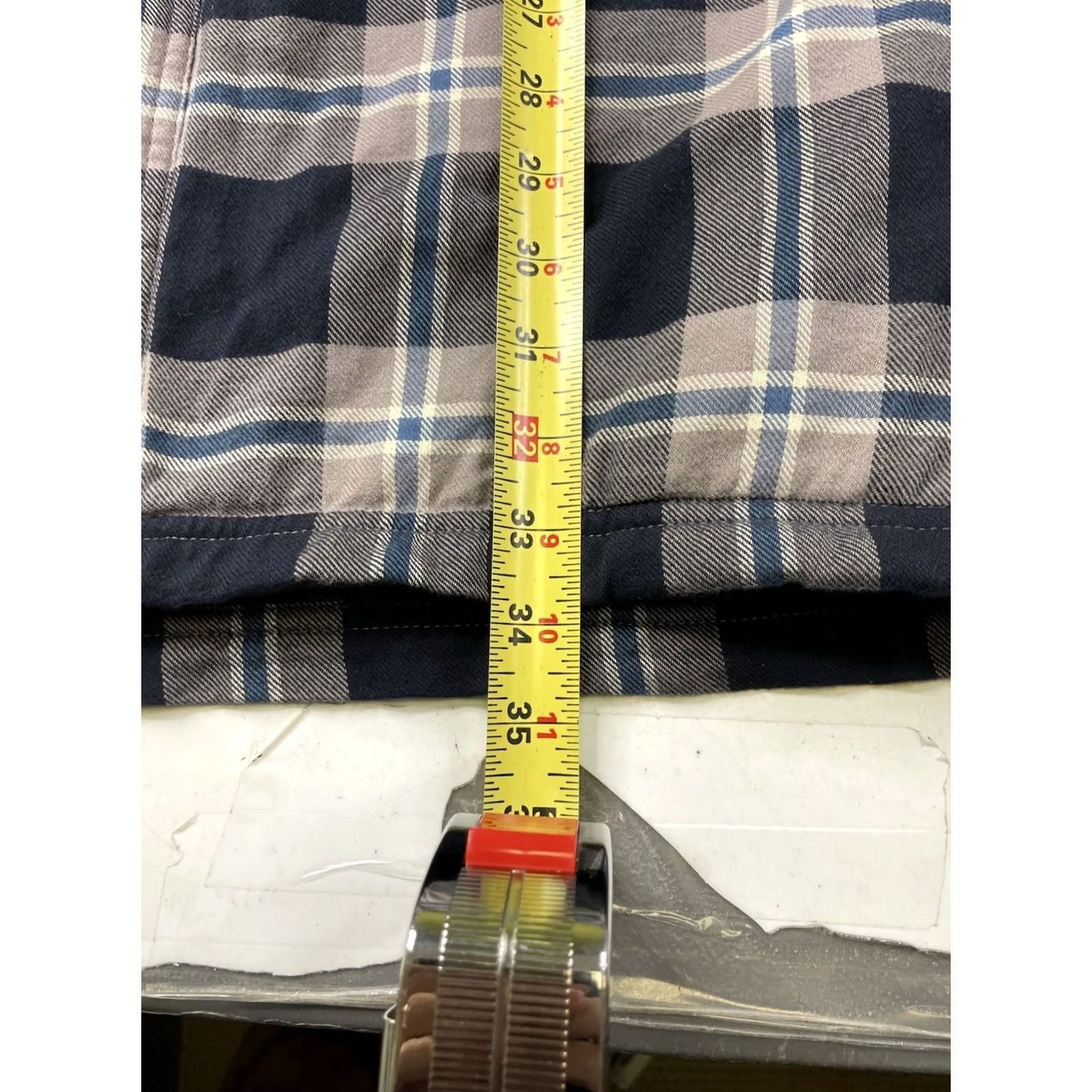 Vintage LL Bean Jacket Mens 2XLT Plaid Flannel Fleece Lined Cotton Snap Shacket Size US XXL / EU 58 / 5 - 5 Thumbnail