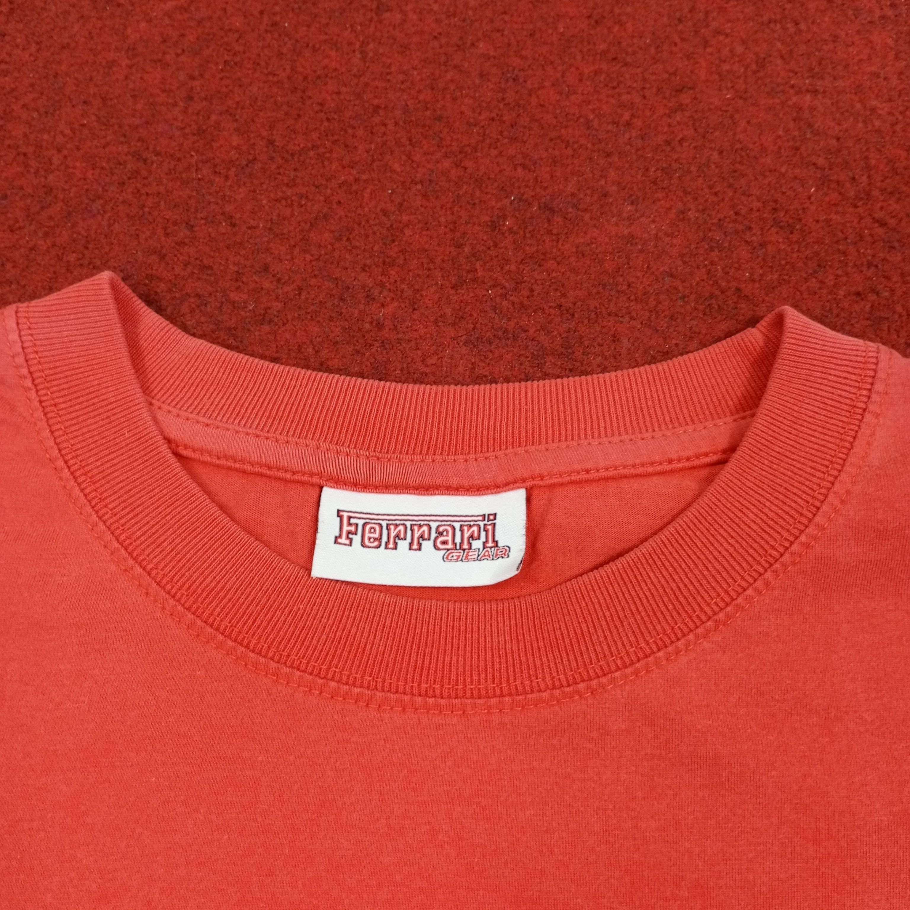 Ferrari × Vintage Ferrari Gear Racing Style Motorsports Tshirt Size US L / EU 52-54 / 3 - 3 Thumbnail