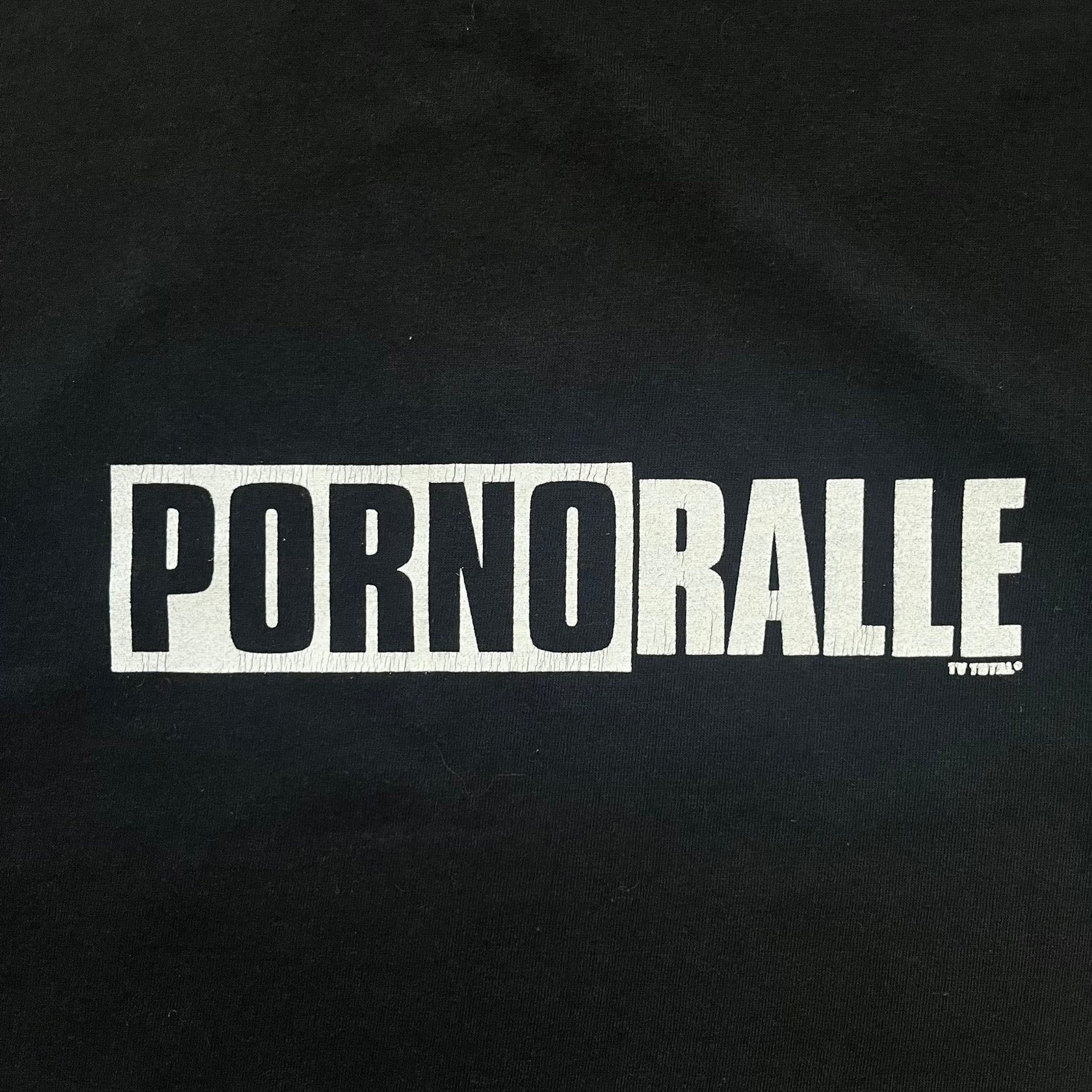 Vintage PornoRalle TV 90's Black Tee Size US XXL / EU 58 / 5 - 2 Thumbnail
