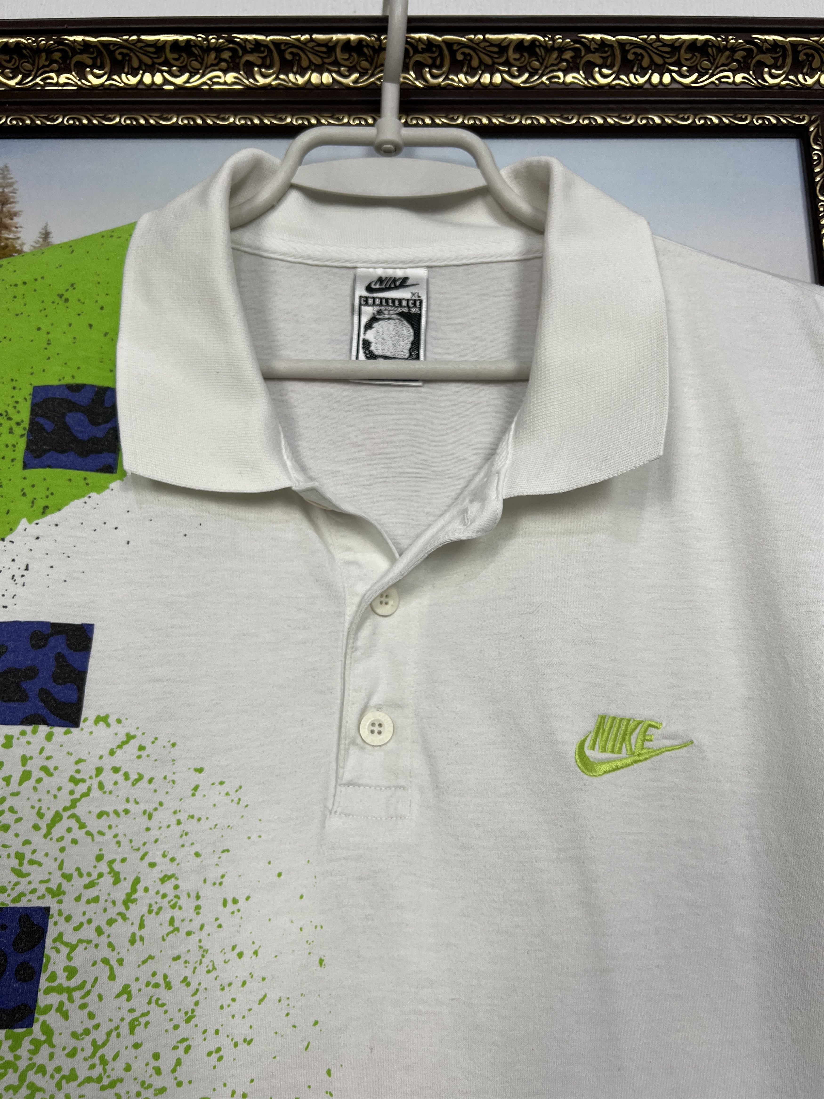 Nike Nike Challenge Court Andre Agassi Shirt Tennis Polo Jersey Size US XL / EU 56 / 4 - 3 Thumbnail