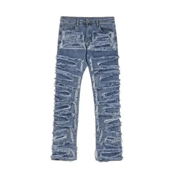 Vintage Fukuoka x Emi ripped fade flare damaged jeans Size US 32 / EU 48 - 3 Thumbnail