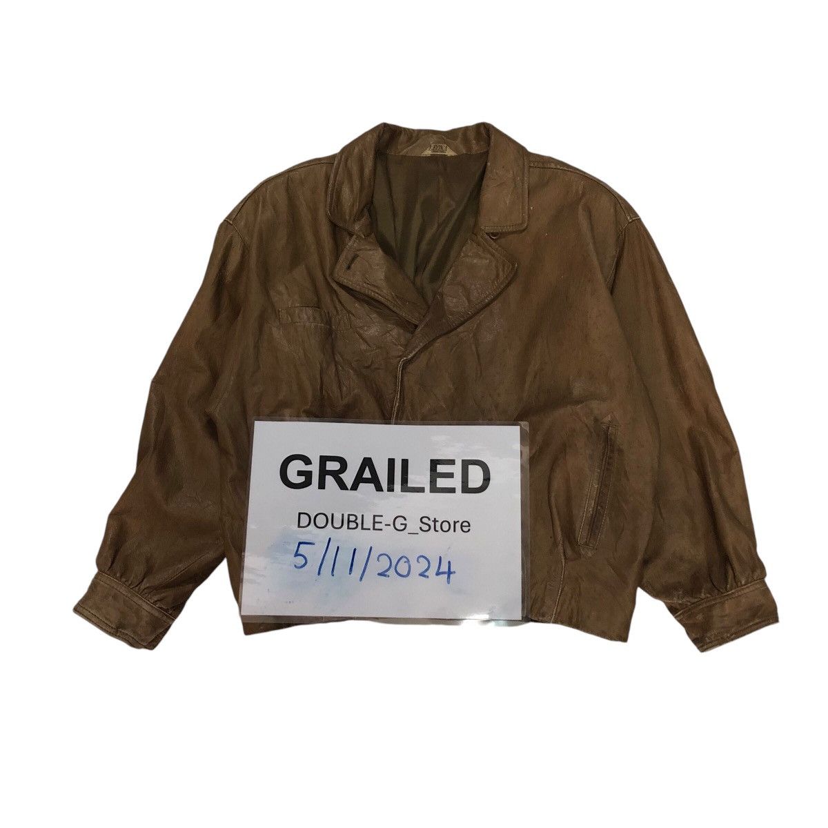 Japanese Brand 📌Vintage Cropped Leather Jacket Biker Zegna Issey Miyake Size US M / EU 48-50 / 2 - 1 Thumbnail