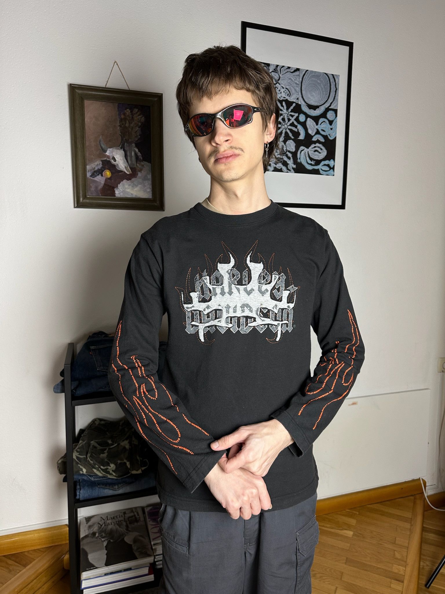 Harley Davidson Harley Davidson Longsleeve Tee flame Size US M / EU 48-50 / 2 - 7 Thumbnail