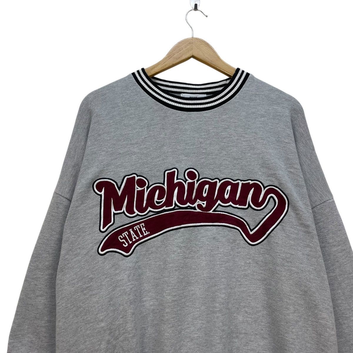 Japanese Brand 💥Japanese Brand Spellout Michigan Crewneck Size US L / EU 52-54 / 3 - 3 Thumbnail