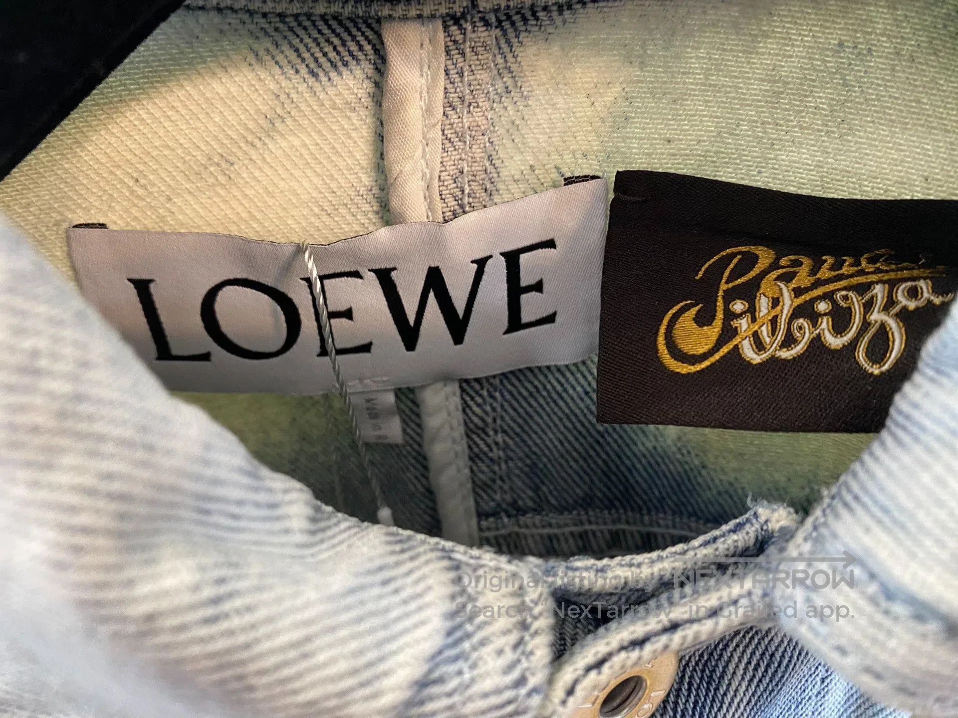Loewe Loewe Graffiti Floral Cropped Denim Jacket. Size M / US 6-8 / IT 42-44 - 5 Thumbnail