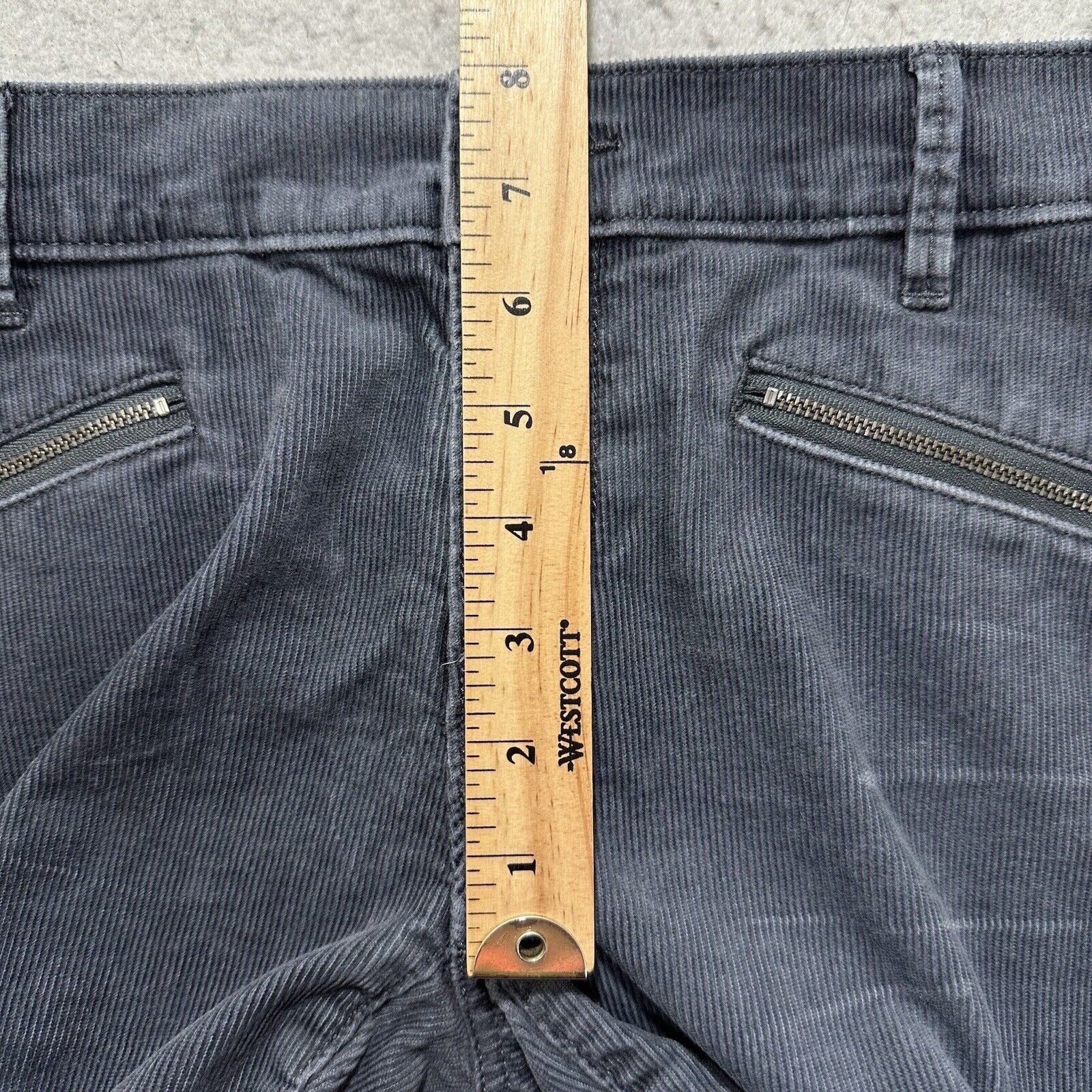 Loft Ann Taylor Loft 4P Modern Skinny Ankle Corduroy Gray Jeans Size 27" / US 4 / IT 40 - 12 Thumbnail