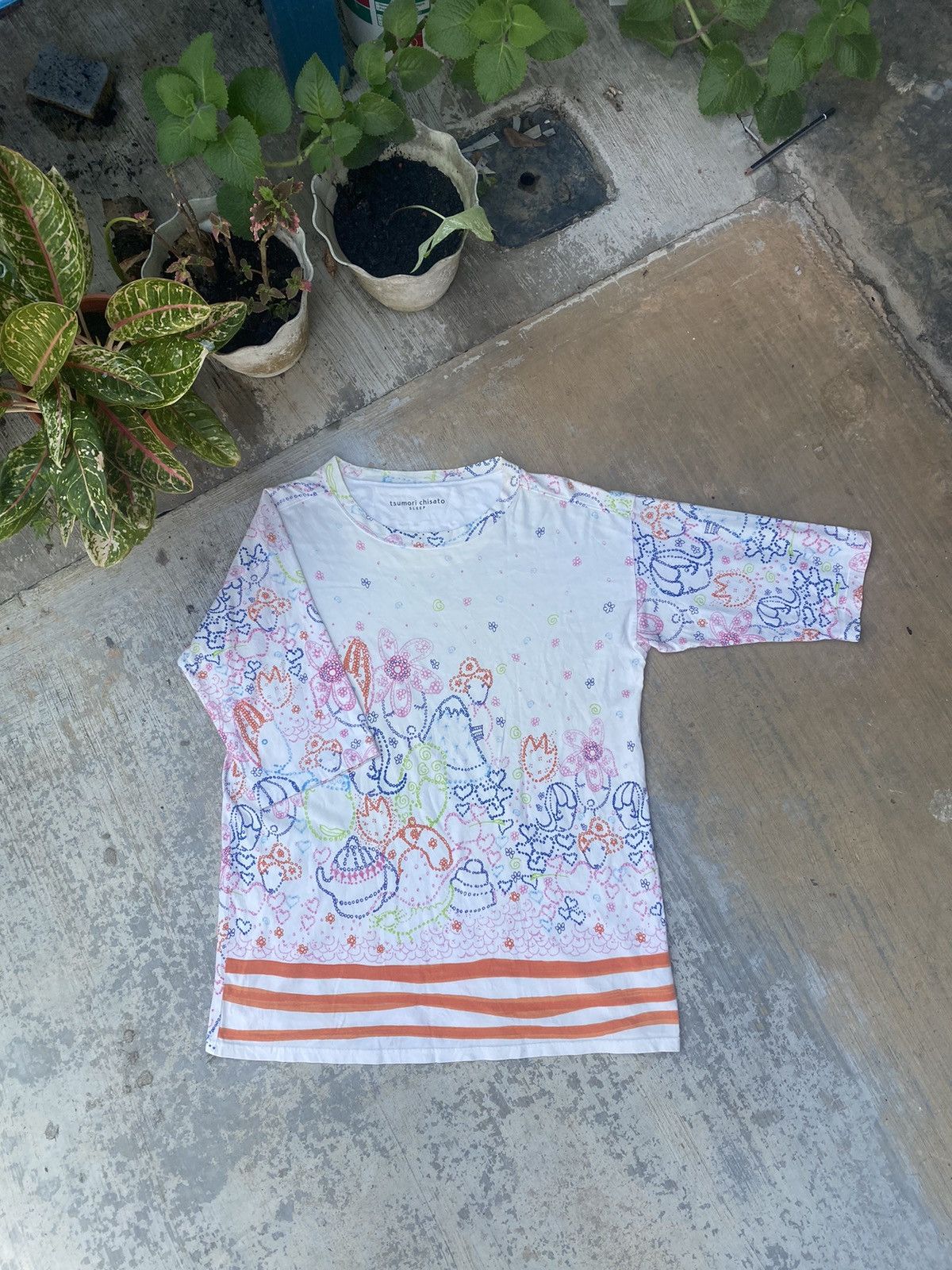 Tsumori Chisato Tsumori Chisato Sleep Fullprinted Raglan Tee Size US M / EU 48-50 / 2 - 4 Thumbnail