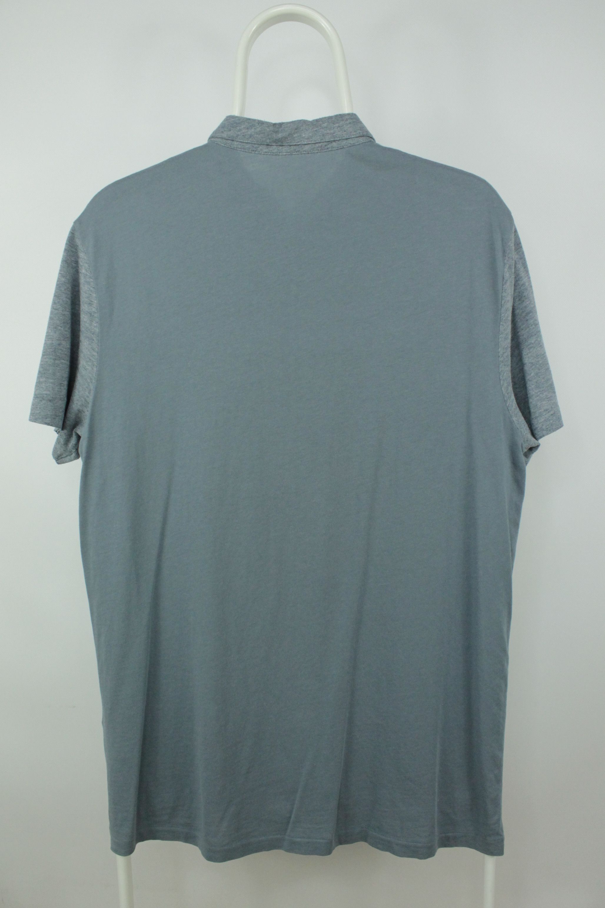 Allsaints AllSaints Tonic Panel Polo Shirt Gray Size US M / EU 48-50 / 2 - 7 Thumbnail
