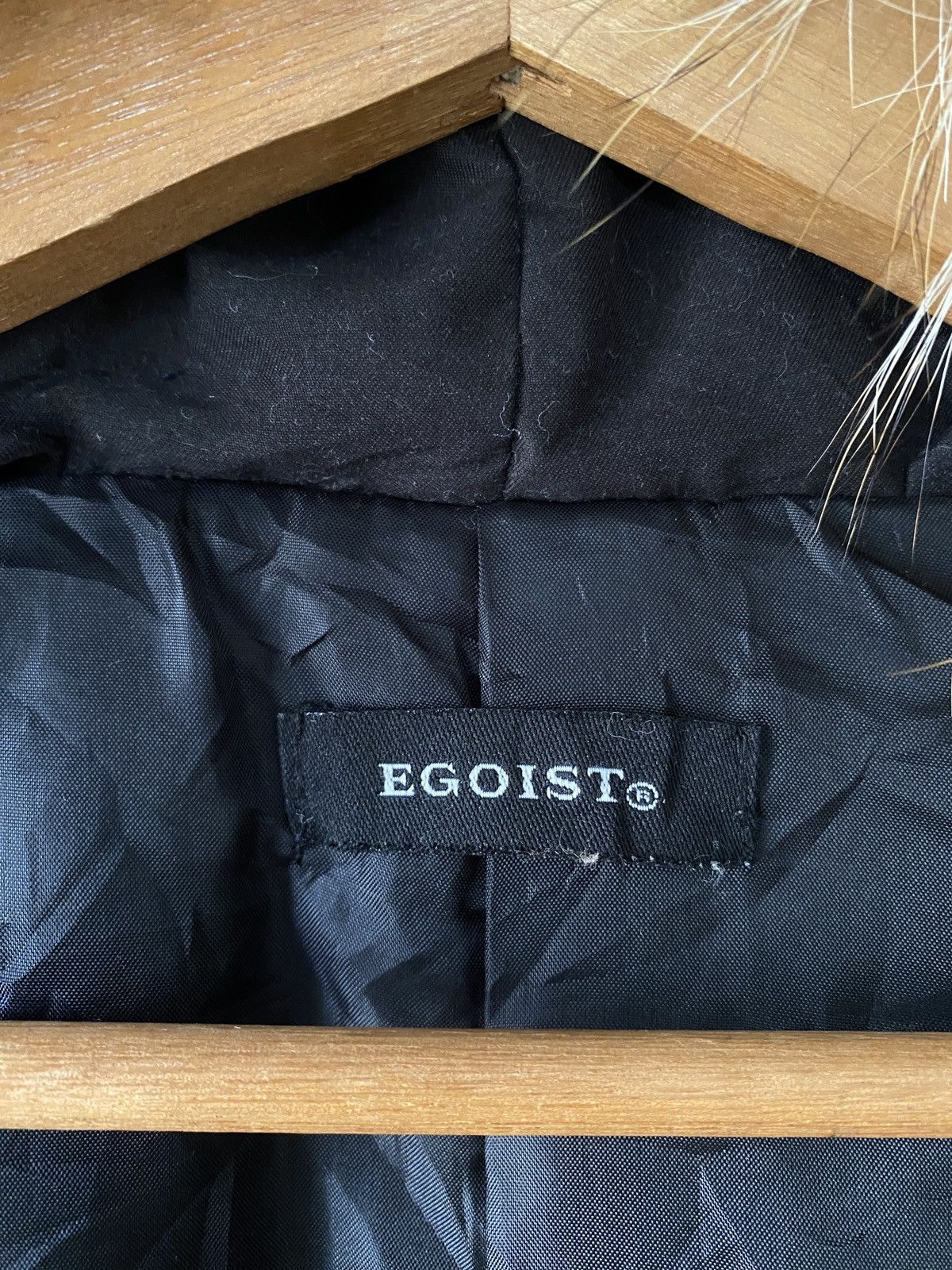 Japanese Brand Egoist Japan Gothic Punk Design Fur Hoodie Jacket Size US S / EU 44-46 / 1 - 11 Thumbnail