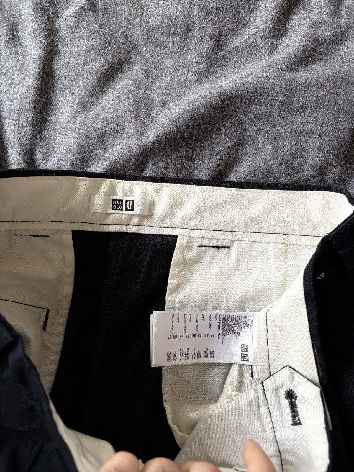 Uniqlo Uniqlo U SS24 Cotton Trousers Size US 30 / EU 46 - 3 Thumbnail