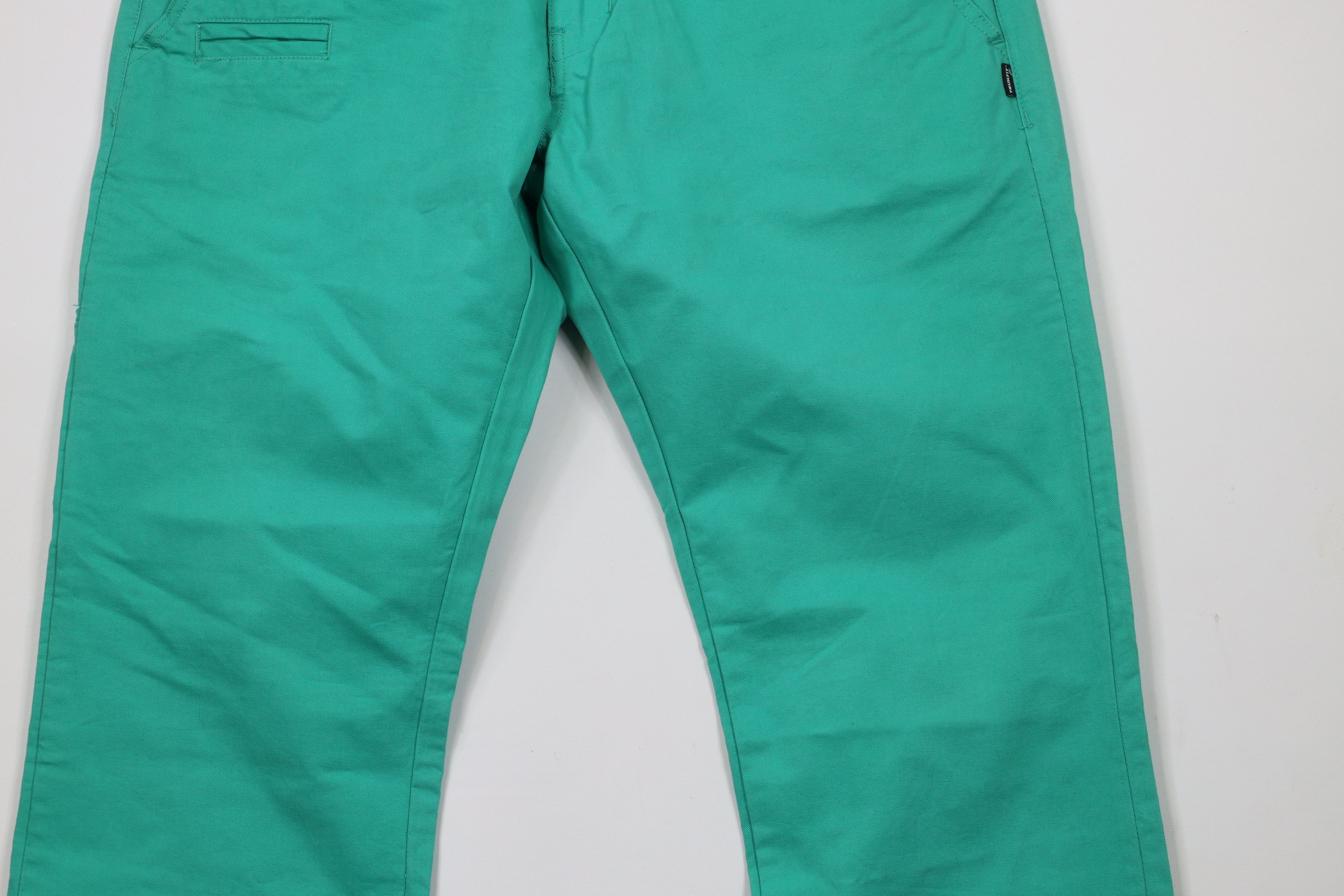 TRUKFIT × Vintage Deadstock Vintage Trukfit Skateboarding Leg Chino Pants Teal Size US 34 / EU 50 - 3 Thumbnail
